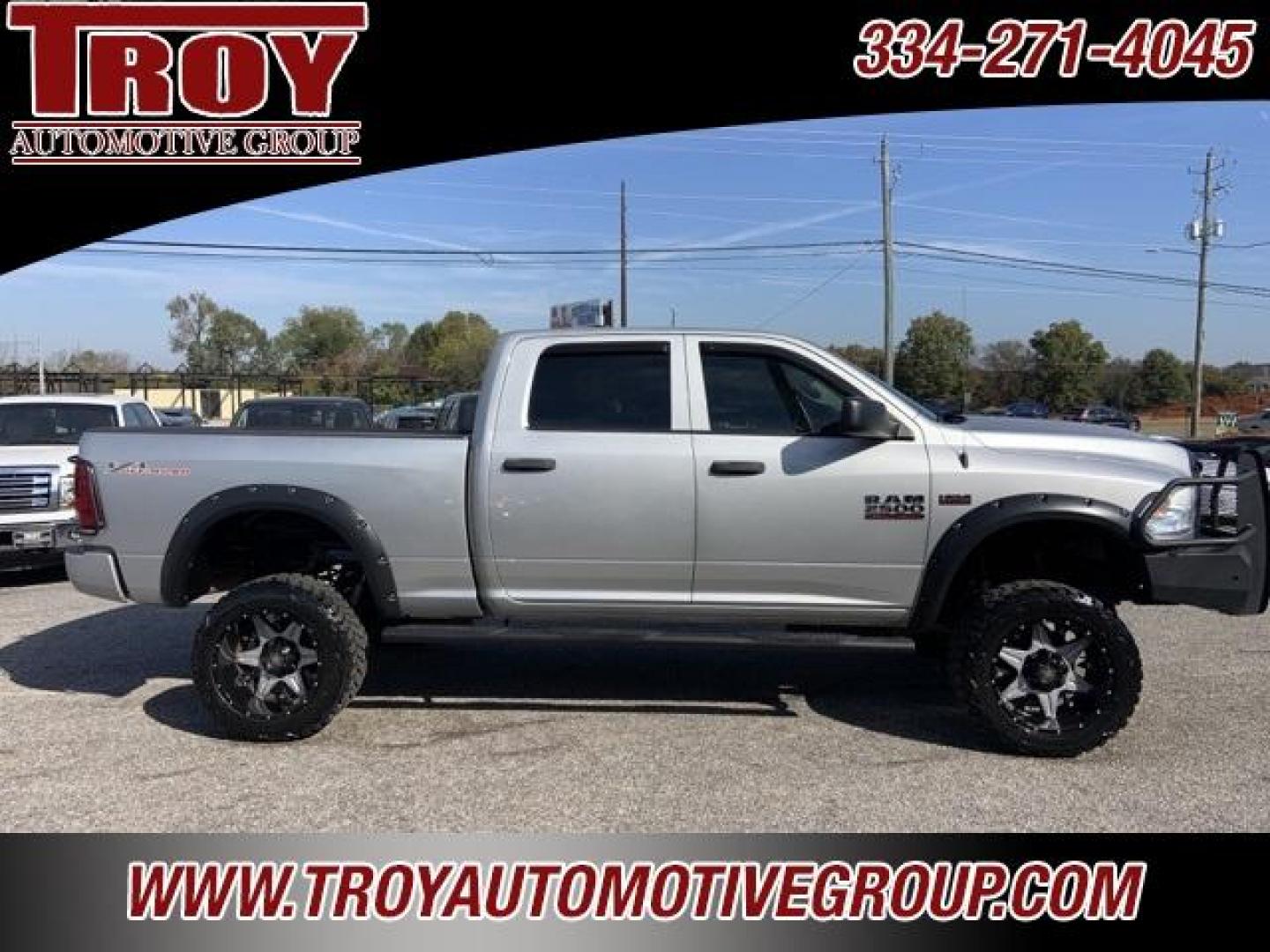 2016 Bright Silver Metallic Clearcoat /Diesel Gray/Black Ram 2500 Tradesman (3C6TR5CT7GG) with an HEMI 5.7L V8 VVT engine, Automatic transmission, located at 6812 Atlanta Hwy, Montgomery, AL, 36117, (334) 271-4045, 32.382118, -86.178673 - Photo#1