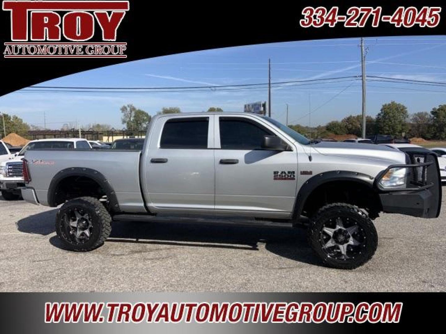 2016 Bright Silver Metallic Clearcoat /Diesel Gray/Black Ram 2500 Tradesman (3C6TR5CT7GG) with an HEMI 5.7L V8 VVT engine, Automatic transmission, located at 6812 Atlanta Hwy, Montgomery, AL, 36117, (334) 271-4045, 32.382118, -86.178673 - Photo#2