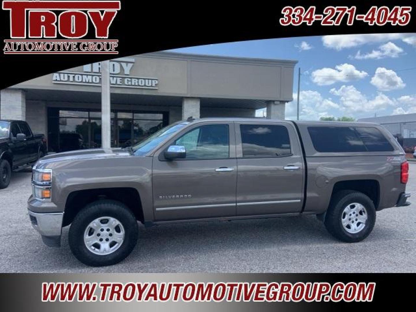 2014 Brownstone Metallic /Black Chevrolet Silverado 1500 LTZ (3GCUKSEC3EG) with an EcoTec3 5.3L V8 Flex Fuel engine, Automatic transmission, located at 6812 Atlanta Hwy, Montgomery, AL, 36117, (334) 271-4045, 32.382118, -86.178673 - Brownstone Metallic 2014 Chevrolet Silverado 1500 LTZ 4WD 2LZ EcoTec3 5.3L V8 Flex Fuel 6-Speed Automatic Electronic with Overdrive<br><br>Financing Available---Top Value for Trades.<br><br><br>Awards:<br> * NACTOY 2014 North American Truck of the Year * 2014 KBB.com Brand Image Awards<br><br>Rev - Photo#0