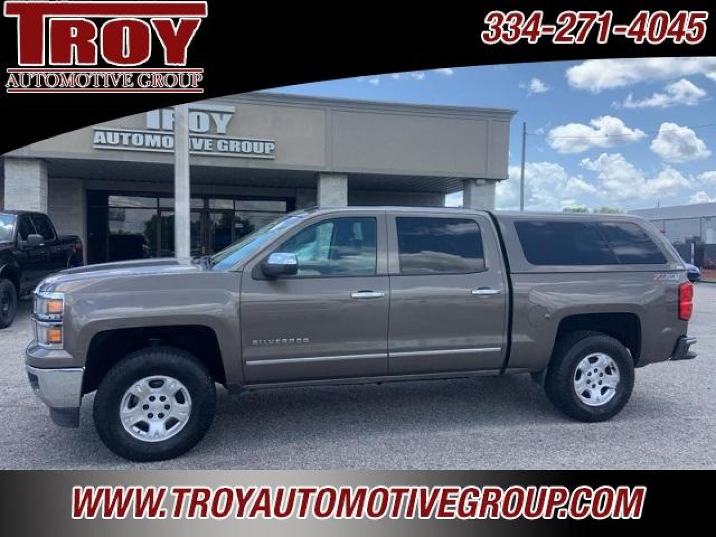 2014 Brownstone Metallic /Black Chevrolet Silverado 1500 LTZ (3GCUKSEC3EG) with an EcoTec3 5.3L V8 Flex Fuel engine, Automatic transmission, located at 6812 Atlanta Hwy, Montgomery, AL, 36117, (334) 271-4045, 32.382118, -86.178673 - Brownstone Metallic 2014 Chevrolet Silverado 1500 LTZ 4WD 2LZ EcoTec3 5.3L V8 Flex Fuel 6-Speed Automatic Electronic with Overdrive<br><br>Financing Available---Top Value for Trades.<br><br><br>Awards:<br> * NACTOY 2014 North American Truck of the Year * 2014 KBB.com Brand Image Awards<br><br>Rev - Photo#1