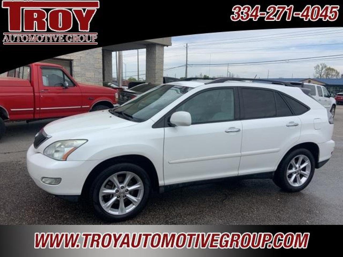 2009 Crystal White Mica /Ivory Lexus RX 350 (2T2GK31U99C) with an 3.5L V6 Dual VVT-i engine, Automatic transmission, located at 6812 Atlanta Hwy, Montgomery, AL, 36117, (334) 271-4045, 32.382118, -86.178673 - Crystal White Mica 2009 Lexus RX 350 FWD 3.5L V6 Dual VVT-i 5-Speed Automatic with Overdrive<br><br>Financing Available---Top Value for Trades. - Photo#0