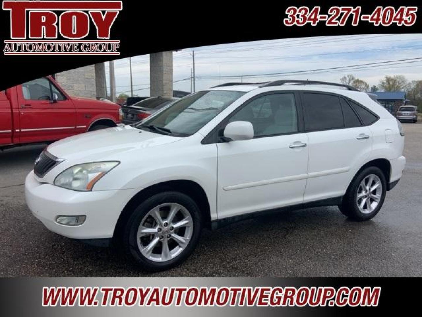 2009 Crystal White Mica /Ivory Lexus RX 350 (2T2GK31U99C) with an 3.5L V6 Dual VVT-i engine, Automatic transmission, located at 6812 Atlanta Hwy, Montgomery, AL, 36117, (334) 271-4045, 32.382118, -86.178673 - Crystal White Mica 2009 Lexus RX 350 FWD 3.5L V6 Dual VVT-i 5-Speed Automatic with Overdrive<br><br>Financing Available---Top Value for Trades. - Photo#1