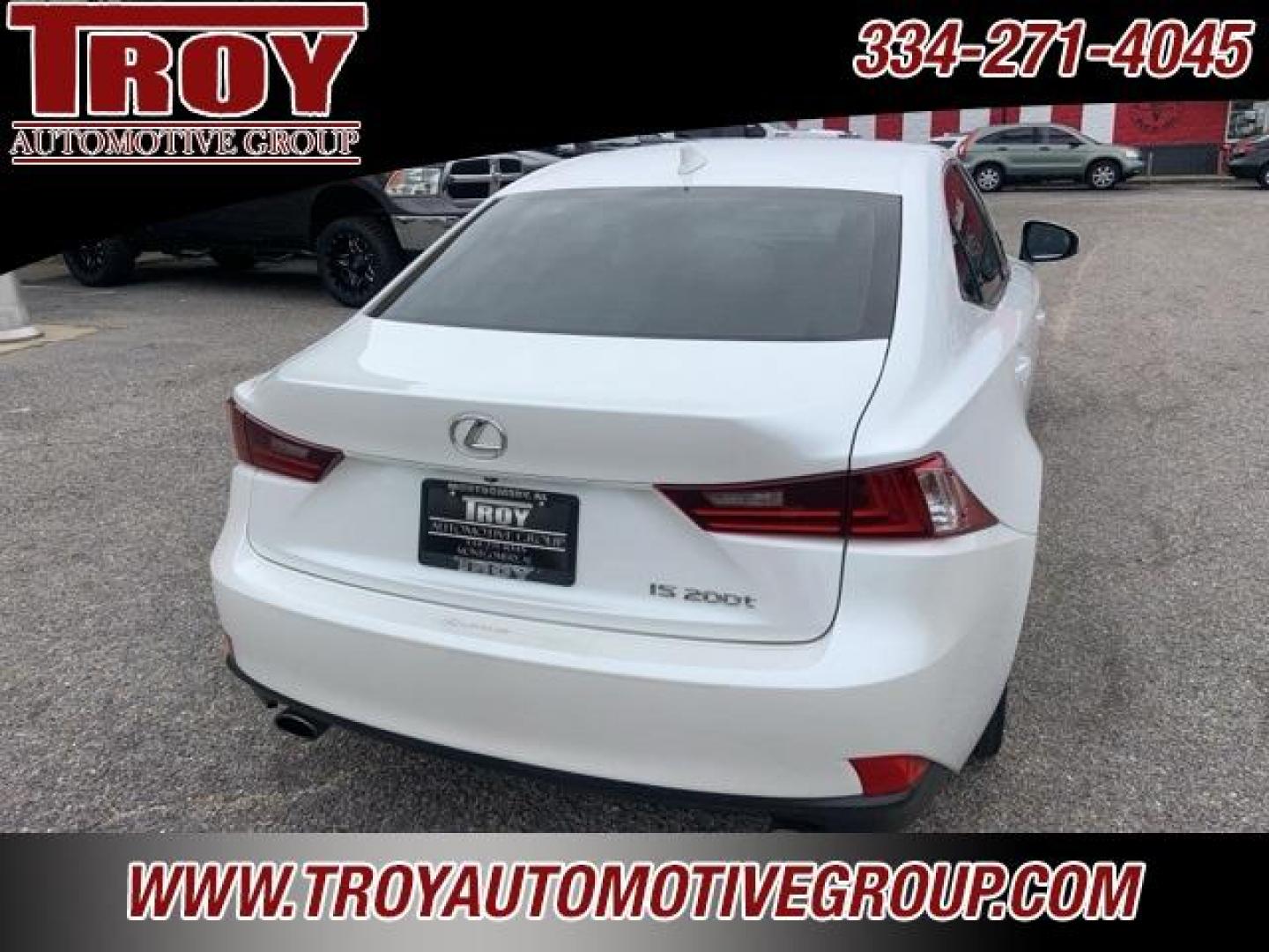 2016 Eminent White Pearl /Black Lexus IS 200t (JTHBA1D20G5) with an 2.0L I4 Turbocharged engine, Automatic transmission, located at 6812 Atlanta Hwy, Montgomery, AL, 36117, (334) 271-4045, 32.382118, -86.178673 - Eminent White Pearl 2016 Lexus IS 200t RWD 2.0L I4 Turbocharged 8-Speed Automatic<br><br>Financing Available---Top Value for Trades.<br><br>22/33 City/Highway MPG<br><br><br>Awards:<br> * 2016 KBB.com Brand Image Awards * 2016 KBB.com Best Resale Value Awards<br><br>Reviews:<br> * Attractive int - Photo#11