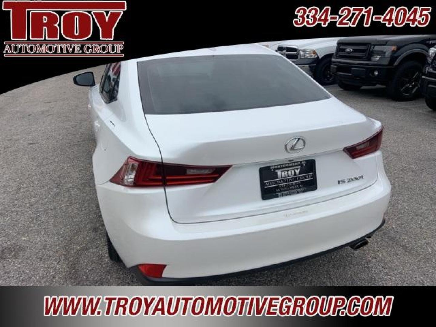 2016 Eminent White Pearl /Black Lexus IS 200t (JTHBA1D20G5) with an 2.0L I4 Turbocharged engine, Automatic transmission, located at 6812 Atlanta Hwy, Montgomery, AL, 36117, (334) 271-4045, 32.382118, -86.178673 - Eminent White Pearl 2016 Lexus IS 200t RWD 2.0L I4 Turbocharged 8-Speed Automatic<br><br>Financing Available---Top Value for Trades.<br><br>22/33 City/Highway MPG<br><br><br>Awards:<br> * 2016 KBB.com Brand Image Awards * 2016 KBB.com Best Resale Value Awards<br><br>Reviews:<br> * Attractive int - Photo#12