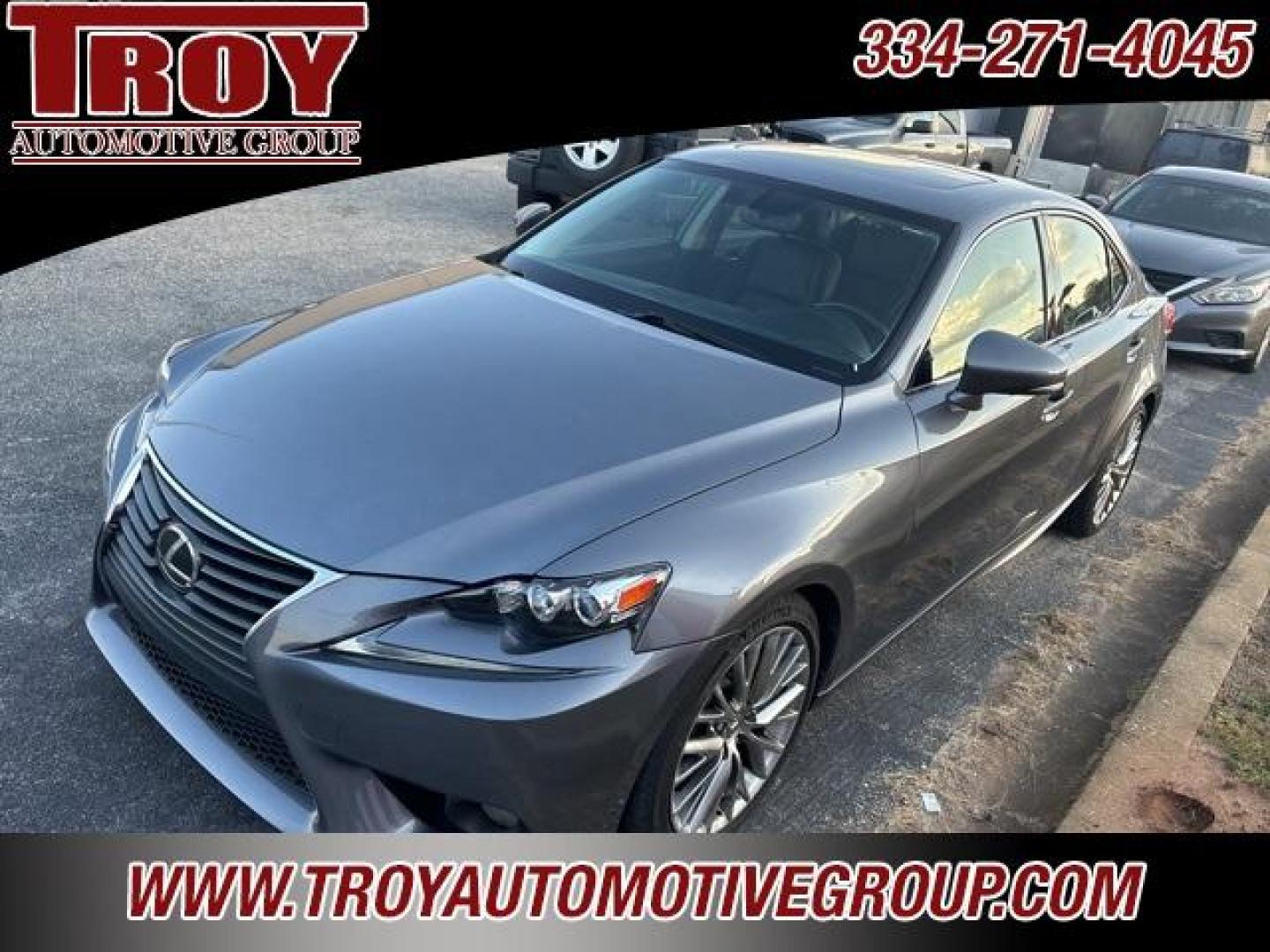 2014 Nebula Gray Pearl /Black Lexus IS 250 (JTHCF1D22E5) with an 2.5L V6 DOHC 24V VVT-i engine, Automatic transmission, located at 6812 Atlanta Hwy, Montgomery, AL, 36117, (334) 271-4045, 32.382118, -86.178673 - Photo#5