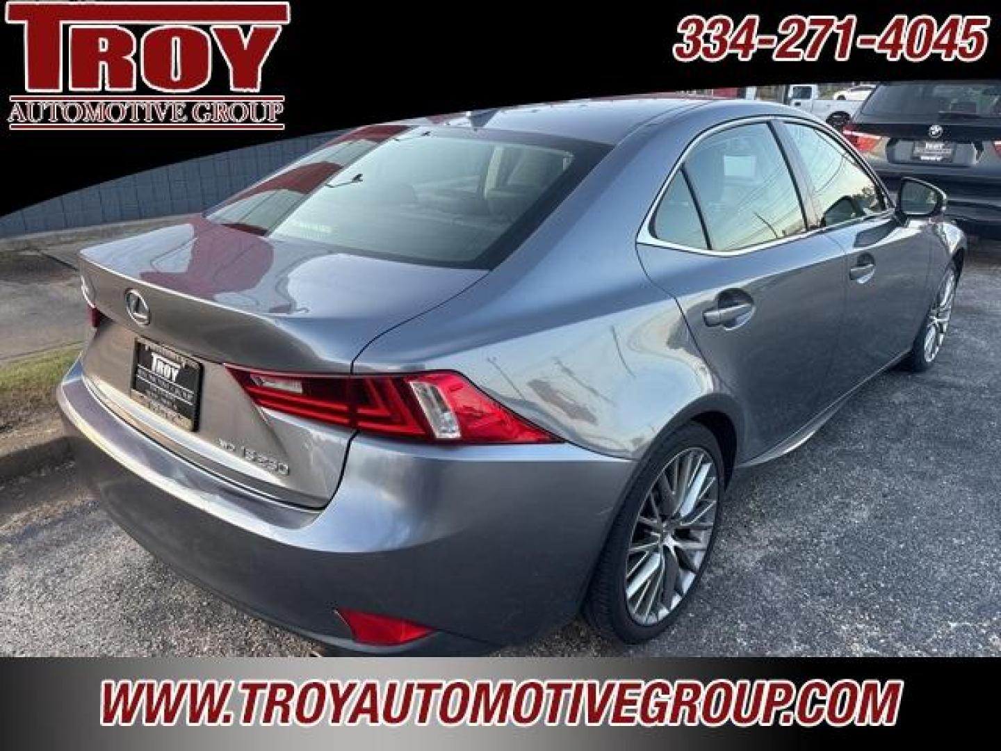 2014 Nebula Gray Pearl /Black Lexus IS 250 (JTHCF1D22E5) with an 2.5L V6 DOHC 24V VVT-i engine, Automatic transmission, located at 6812 Atlanta Hwy, Montgomery, AL, 36117, (334) 271-4045, 32.382118, -86.178673 - Photo#8