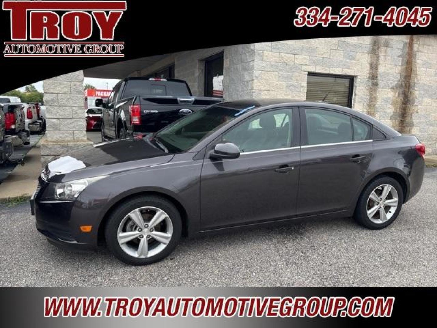 2014 Tungsten Metallic /Black Chevrolet Cruze 2LT (1G1PE5SB9E7) with an ECOTEC 1.4L I4 SMPI DOHC Turbocharged VVT engine, Automatic transmission, located at 6812 Atlanta Hwy, Montgomery, AL, 36117, (334) 271-4045, 32.382118, -86.178673 - Tungsten Metallic 2014 Chevrolet Cruze 2LT FWD ECOTEC 1.4L I4 SMPI DOHC Turbocharged VVT 6-Speed Automatic Electronic with Overdrive<br><br>Financing Available---Top Value for Trades.<br><br>Odometer is 25585 miles below market average! 26/38 City/Highway MPG<br><br><br>Awards:<br> * 2014 KBB.com 1 - Photo#2