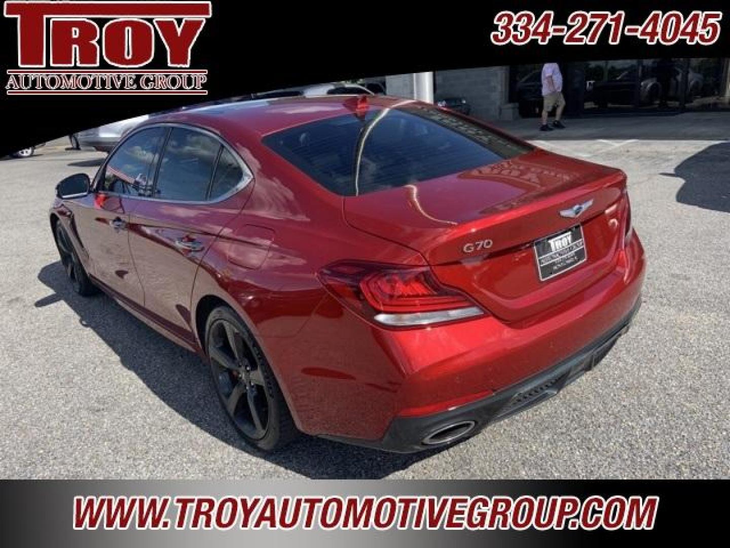 2019 Havana Red /Black Genesis G70 3.3T Dynamic (KMTG34LE3KU) with an V6 engine, Automatic transmission, located at 6812 Atlanta Hwy, Montgomery, AL, 36117, (334) 271-4045, 32.382118, -86.178673 - Red 2019 Genesis G70 3.3T Dynamic RWD V6 8-Speed Automatic<br><br>Financing Available---Top Value for Trades.<br><br><br>Awards:<br> * NACTOY 2019 North American Car of the Year * 2019 KBB.com 10 Best Luxury Cars Under $35,000 * 2019 KBB.com 10 Favorite New-for-2019 Cars - Photo#12