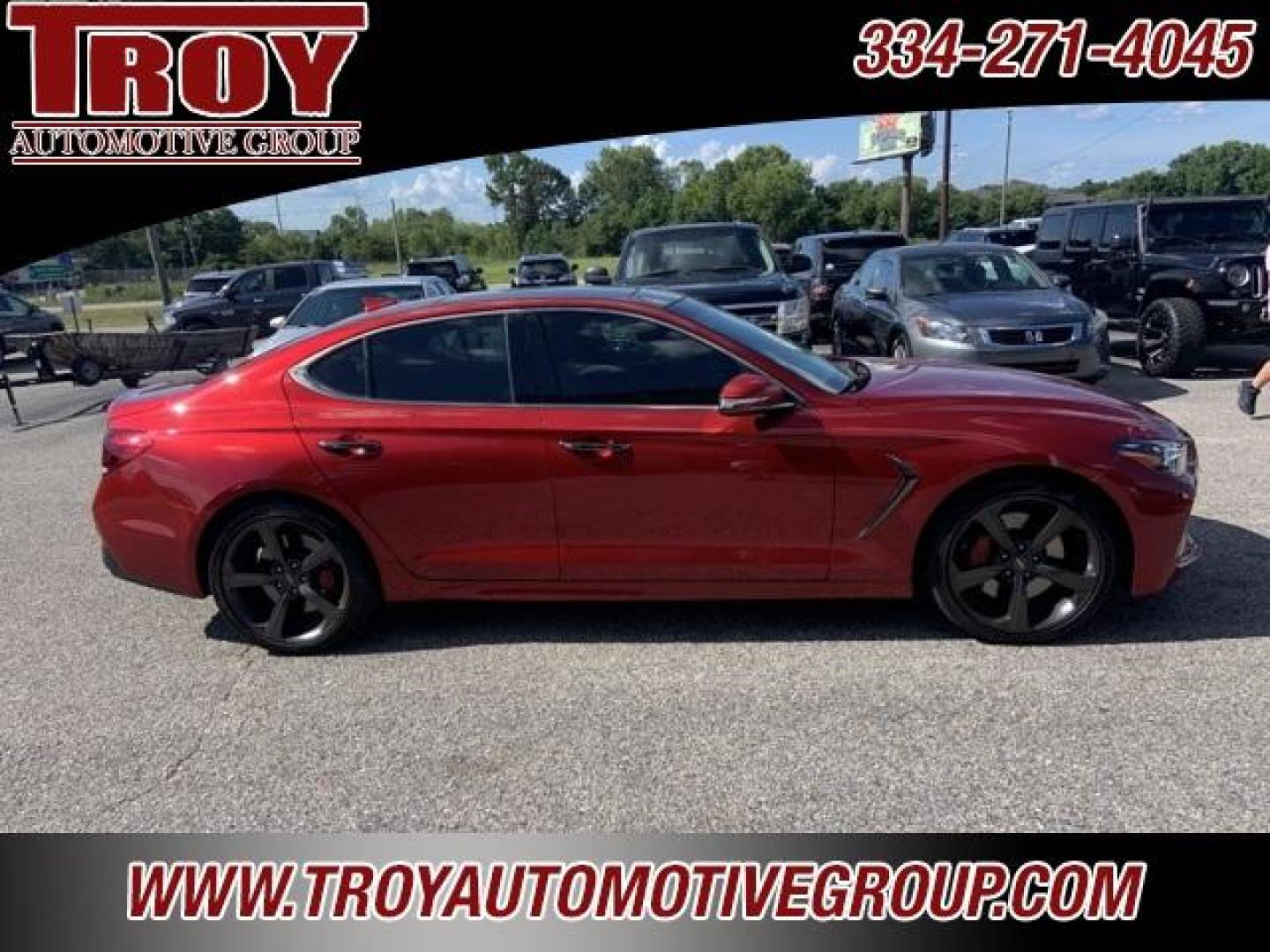 2019 Havana Red /Black Genesis G70 3.3T Dynamic (KMTG34LE3KU) with an V6 engine, Automatic transmission, located at 6812 Atlanta Hwy, Montgomery, AL, 36117, (334) 271-4045, 32.382118, -86.178673 - Red 2019 Genesis G70 3.3T Dynamic RWD V6 8-Speed Automatic<br><br>Financing Available---Top Value for Trades.<br><br><br>Awards:<br> * NACTOY 2019 North American Car of the Year * 2019 KBB.com 10 Best Luxury Cars Under $35,000 * 2019 KBB.com 10 Favorite New-for-2019 Cars - Photo#8