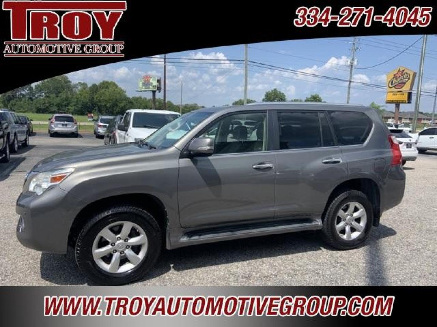 2010 Black Onyx /Ecru Lexus GX 460 (JTJBM7FX7A5) with an 4.6L V8 DOHC Dual VVT-i 32V engine, Automatic transmission, located at 6812 Atlanta Hwy, Montgomery, AL, 36117, (334) 271-4045, 32.382118, -86.178673 - Gray 2010 Lexus GX 460 4WD 4.6L V8 DOHC Dual VVT-i 32V 6-Speed Automatic with Sequential Shift ECT<br><br>Financing Available---Top Value for Trades.<br><br>Odometer is 30118 miles below market average!<br><br><br>Awards:<br> * 2010 KBB.com Best Resale Value Awards * 2010 KBB.com Brand Image Awar - Photo#2