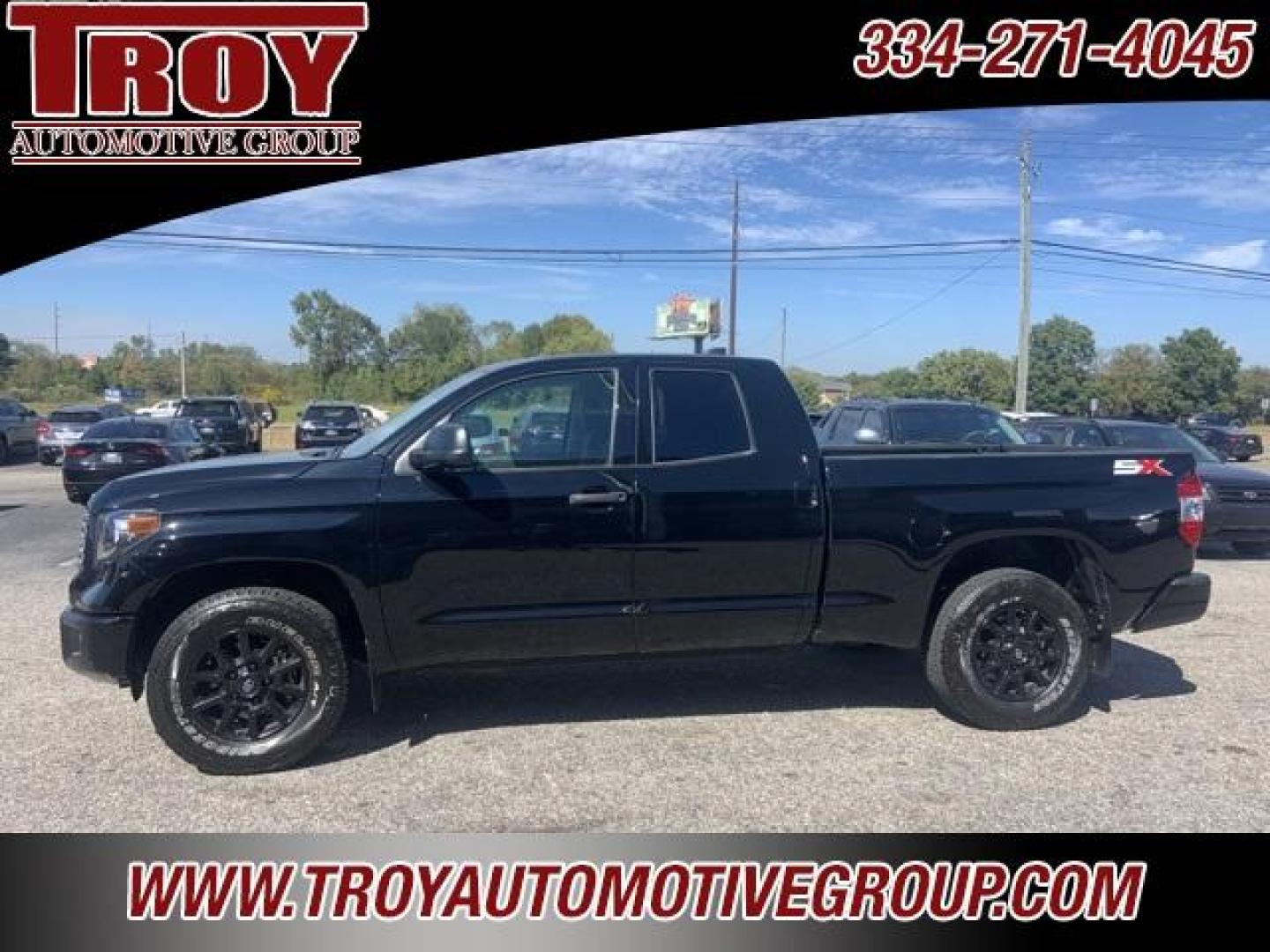 2021 Midnight Black Metallic /Black Toyota Tundra SR5 (5TFRY5F15MX) with an i-Force 5.7L V8 DOHC 32V LEV engine, Automatic transmission, located at 6812 Atlanta Hwy, Montgomery, AL, 36117, (334) 271-4045, 32.382118, -86.178673 - Black 2021 Toyota Tundra SR5 RWD i-Force 5.7L V8 DOHC 32V LEV 6-Speed Automatic Electronic with Overdrive<br><br>Financing Available---Top Value for Trades.<br><br>Odometer is 6221 miles below market average! - Photo#0