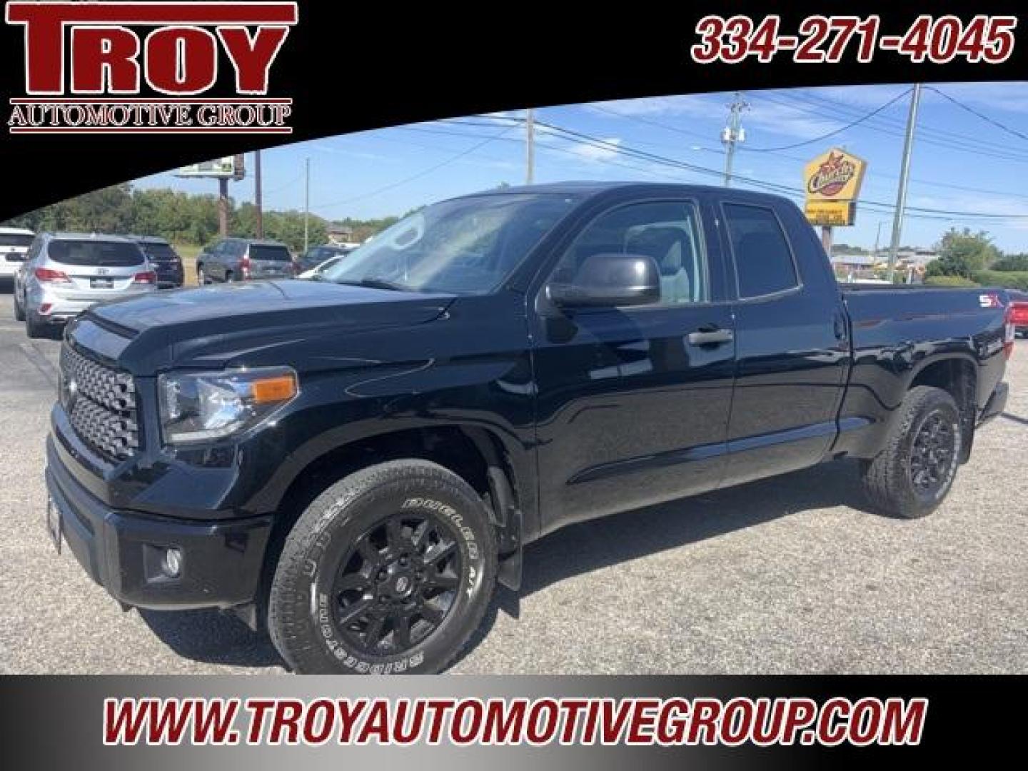 2021 Midnight Black Metallic /Black Toyota Tundra SR5 (5TFRY5F15MX) with an i-Force 5.7L V8 DOHC 32V LEV engine, Automatic transmission, located at 6812 Atlanta Hwy, Montgomery, AL, 36117, (334) 271-4045, 32.382118, -86.178673 - Black 2021 Toyota Tundra SR5 RWD i-Force 5.7L V8 DOHC 32V LEV 6-Speed Automatic Electronic with Overdrive<br><br>Financing Available---Top Value for Trades.<br><br>Odometer is 6221 miles below market average! - Photo#2