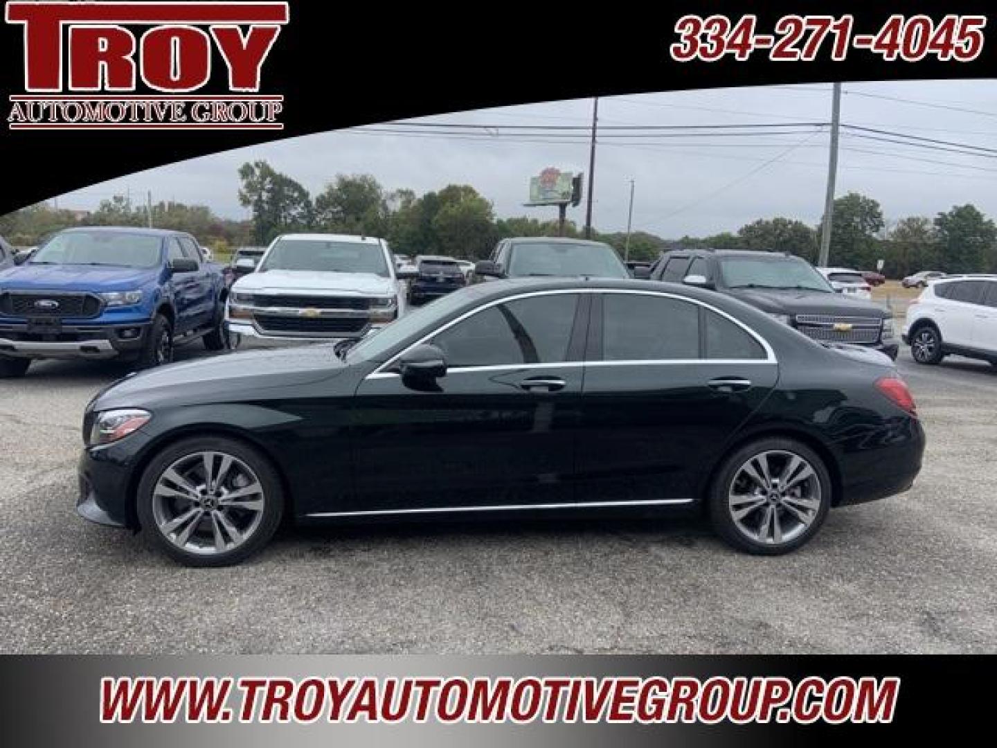 2019 Emerald Green Metallic /Silk Beige Mercedes-Benz C-Class C 300 (55SWF8DB5KU) with an 2.0L I4 Turbocharged engine, Automatic transmission, located at 6812 Atlanta Hwy, Montgomery, AL, 36117, (334) 271-4045, 32.382118, -86.178673 - Emerald Green Metallic 2019 Mercedes-Benz C-Class C 300 RWD 2.0L I4 Turbocharged 9-Speed Automatic<br><br>Financing Available---Top Value for Trades.<br><br>23/34 City/Highway MPG<br><br><br>Awards:<br> * JD Power Automotive Performance, Execution and Layout (APEAL) Study - Photo#0