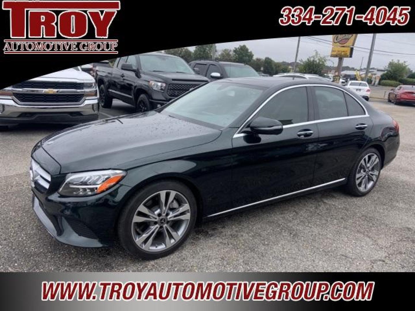 2019 Emerald Green Metallic /Silk Beige Mercedes-Benz C-Class C 300 (55SWF8DB5KU) with an 2.0L I4 Turbocharged engine, Automatic transmission, located at 6812 Atlanta Hwy, Montgomery, AL, 36117, (334) 271-4045, 32.382118, -86.178673 - Emerald Green Metallic 2019 Mercedes-Benz C-Class C 300 RWD 2.0L I4 Turbocharged 9-Speed Automatic<br><br>Financing Available---Top Value for Trades.<br><br>23/34 City/Highway MPG<br><br><br>Awards:<br> * JD Power Automotive Performance, Execution and Layout (APEAL) Study - Photo#2