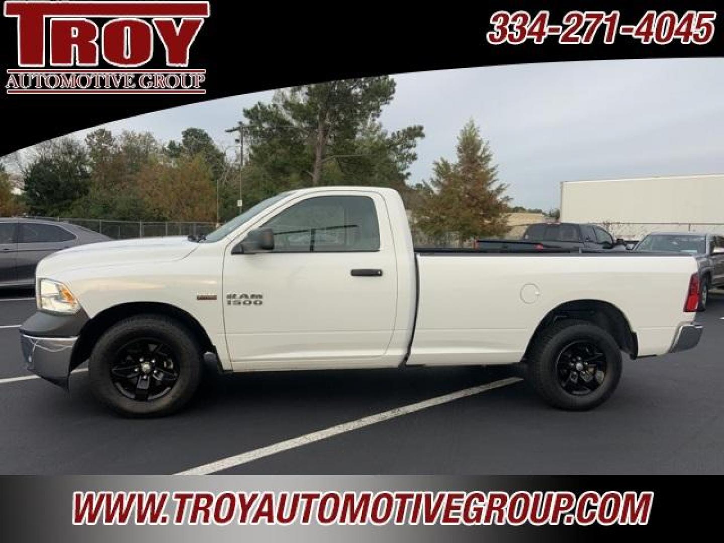 2017 Bright White Clearcoat /Diesel Gray/Black Ram 1500 Tradesman (3C6JR6DT8HG) with an HEMI 5.7L V8 Multi Displacement VVT engine, Automatic transmission, located at 6812 Atlanta Hwy, Montgomery, AL, 36117, (334) 271-4045, 32.382118, -86.178673 - Bright White Clearcoat 2017 Ram 1500 Tradesman RWD HEMI 5.7L V8 Multi Displacement VVT 8-Speed Automatic<br><br>Financing Available---Top Value for Trades.<br><br><br>Reviews:<br> * Smooth-riding suspension provides plenty of comfort; excellent trio of engine choices; smooth and efficient eight-spe - Photo#0