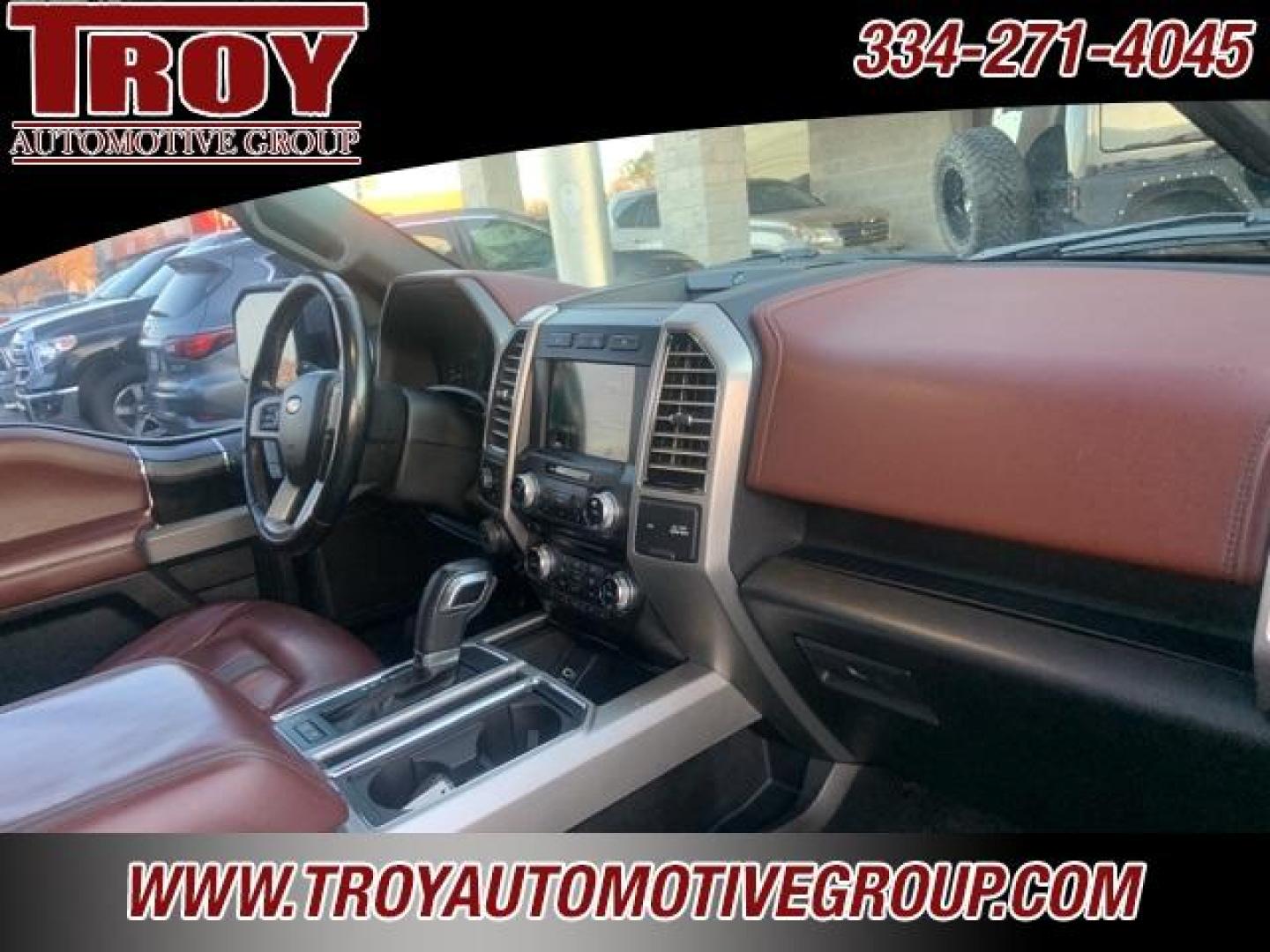 2018 Magma Red /Dark Marsala Ford F-150 Platinum (1FTEW1EG6JF) with an 3.5L V6 engine, Automatic transmission, located at 6812 Atlanta Hwy, Montgomery, AL, 36117, (334) 271-4045, 32.382118, -86.178673 - Photo#35