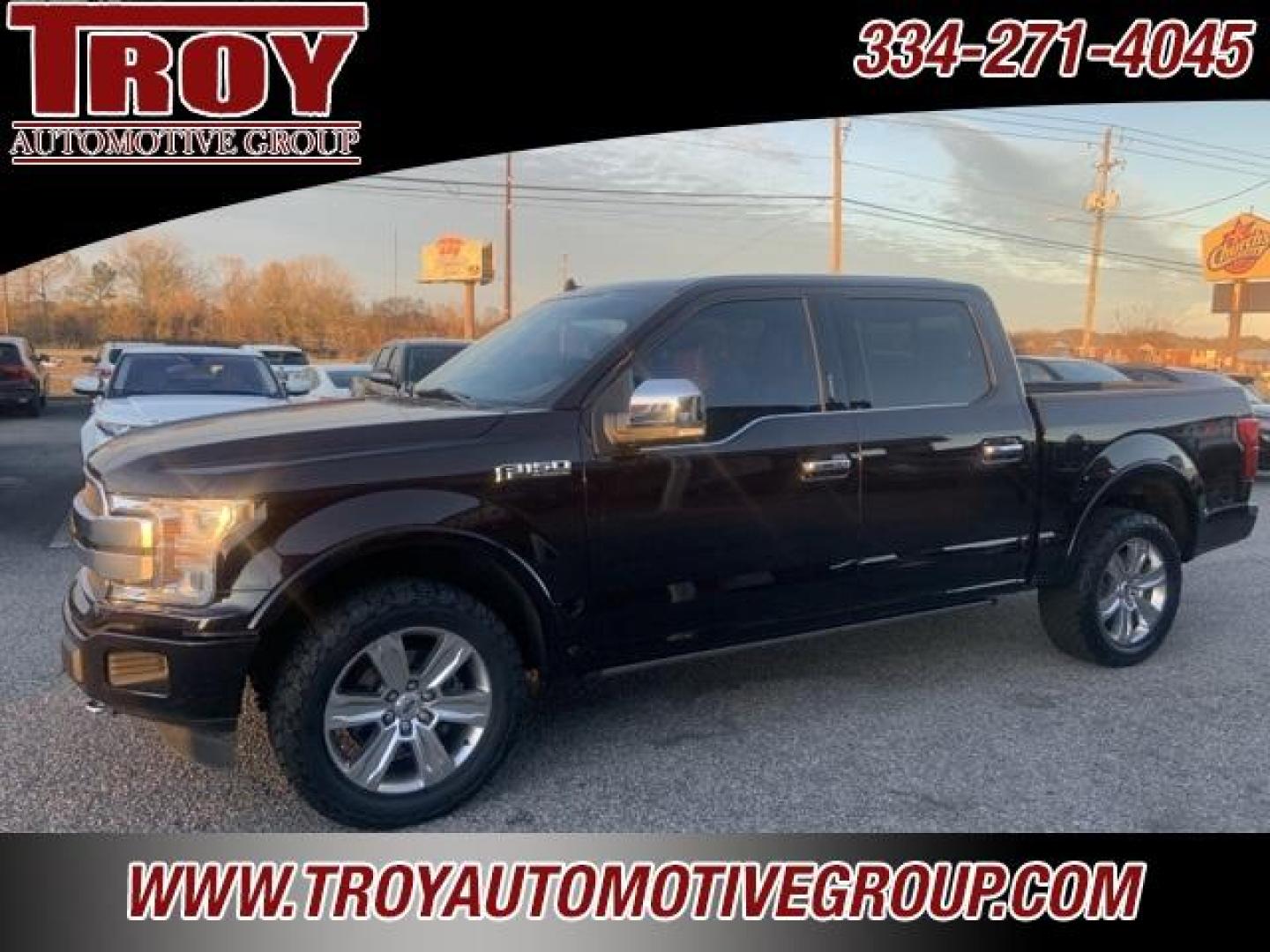 2018 Magma Red /Dark Marsala Ford F-150 Platinum (1FTEW1EG6JF) with an 3.5L V6 engine, Automatic transmission, located at 6812 Atlanta Hwy, Montgomery, AL, 36117, (334) 271-4045, 32.382118, -86.178673 - Photo#3