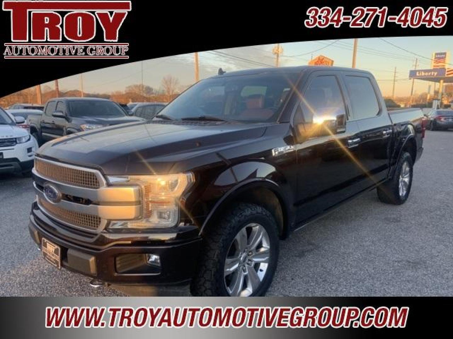 2018 Magma Red /Dark Marsala Ford F-150 Platinum (1FTEW1EG6JF) with an 3.5L V6 engine, Automatic transmission, located at 6812 Atlanta Hwy, Montgomery, AL, 36117, (334) 271-4045, 32.382118, -86.178673 - Photo#4