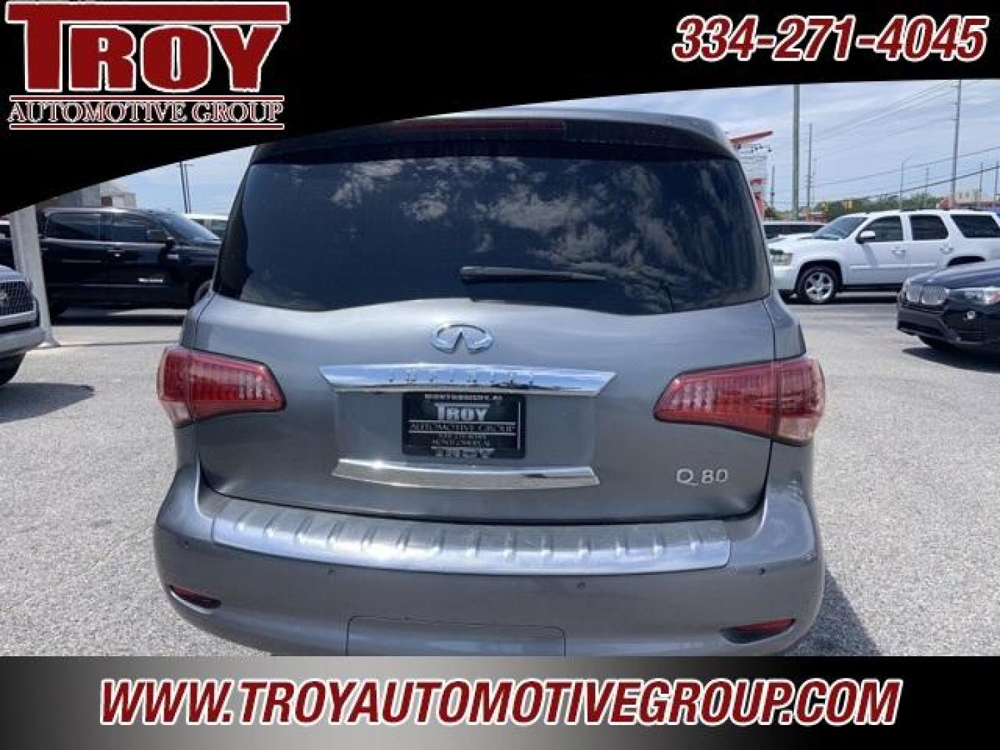 2017 Graphite Shadow /Graphite INFINITI QX80 Signature Edition (JN8AZ2ND6H9) with an 5.6L V8 engine, Automatic transmission, located at 6812 Atlanta Hwy, Montgomery, AL, 36117, (334) 271-4045, 32.382118, -86.178673 - Graphite Shadow 2017 INFINITI QX80 RWD 5.6L V8 7-Speed Automatic<br><br>Signature Edition!!<br><br>Financing Available---Top Value for Trades.<br><br><br>Awards:<br> * JD Power Initial Quality Study (IQS) * 2017 KBB.com 5-Year Cost to Own Award - Photo#11