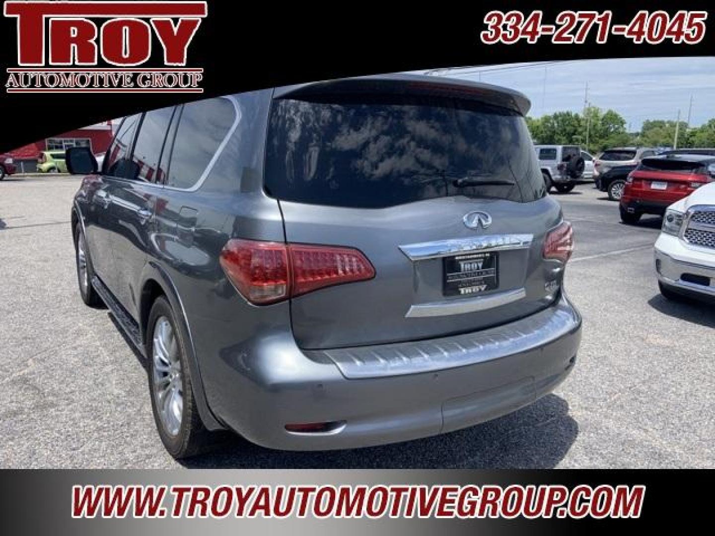 2017 Graphite Shadow /Graphite INFINITI QX80 Signature Edition (JN8AZ2ND6H9) with an 5.6L V8 engine, Automatic transmission, located at 6812 Atlanta Hwy, Montgomery, AL, 36117, (334) 271-4045, 32.382118, -86.178673 - Graphite Shadow 2017 INFINITI QX80 RWD 5.6L V8 7-Speed Automatic<br><br>Signature Edition!!<br><br>Financing Available---Top Value for Trades.<br><br><br>Awards:<br> * JD Power Initial Quality Study (IQS) * 2017 KBB.com 5-Year Cost to Own Award - Photo#12