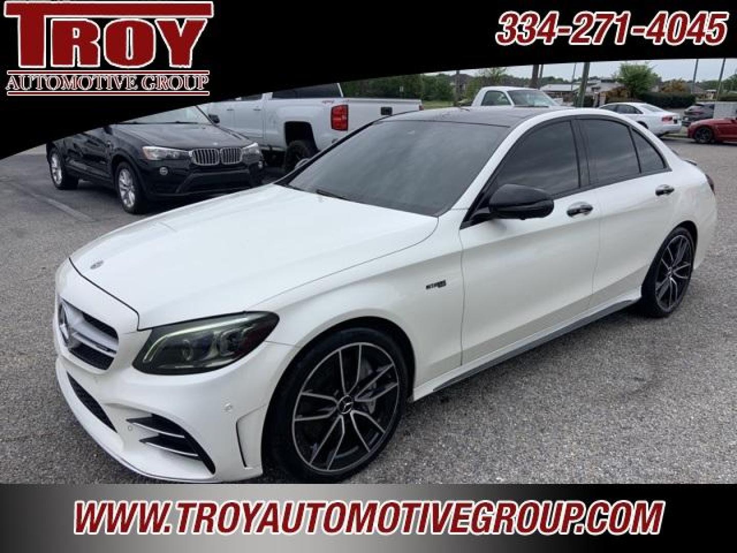 2020 White /Black Mercedes-Benz C-Class C 43 AMG (55SWF6EB7LU) with an 3.0L V6 BiTurbo engine, Automatic transmission, located at 6812 Atlanta Hwy, Montgomery, AL, 36117, (334) 271-4045, 32.382118, -86.178673 - Priced below KBB Fair Purchase Price!<br><br>White 2020 Mercedes-Benz C-Class C 43 AMG 4MATIC 4MATIC 3.0L V6 BiTurbo 9-Speed Automatic<br><br>Financing Available---Top Value for Trades.<br><br>19/27 City/Highway MPG<br><br><br>Awards:<br> * JD Power Initial Quality Study (IQS) - Photo#2