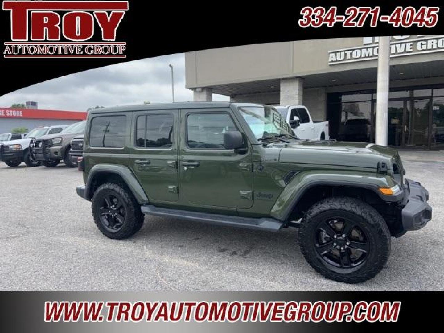 2020 Sarge Green Clearcoat /Black Jeep Wrangler Unlimited Sahara (1C4HJXEM2LW) with an 3.0L V6 Turbodiesel engine, Automatic transmission, located at 6812 Atlanta Hwy, Montgomery, AL, 36117, (334) 271-4045, 32.382118, -86.178673 - Power Retractable Top<br>Diesel<br>Leather <br>BFG ko tires <br>Heather Seats - Photo#8