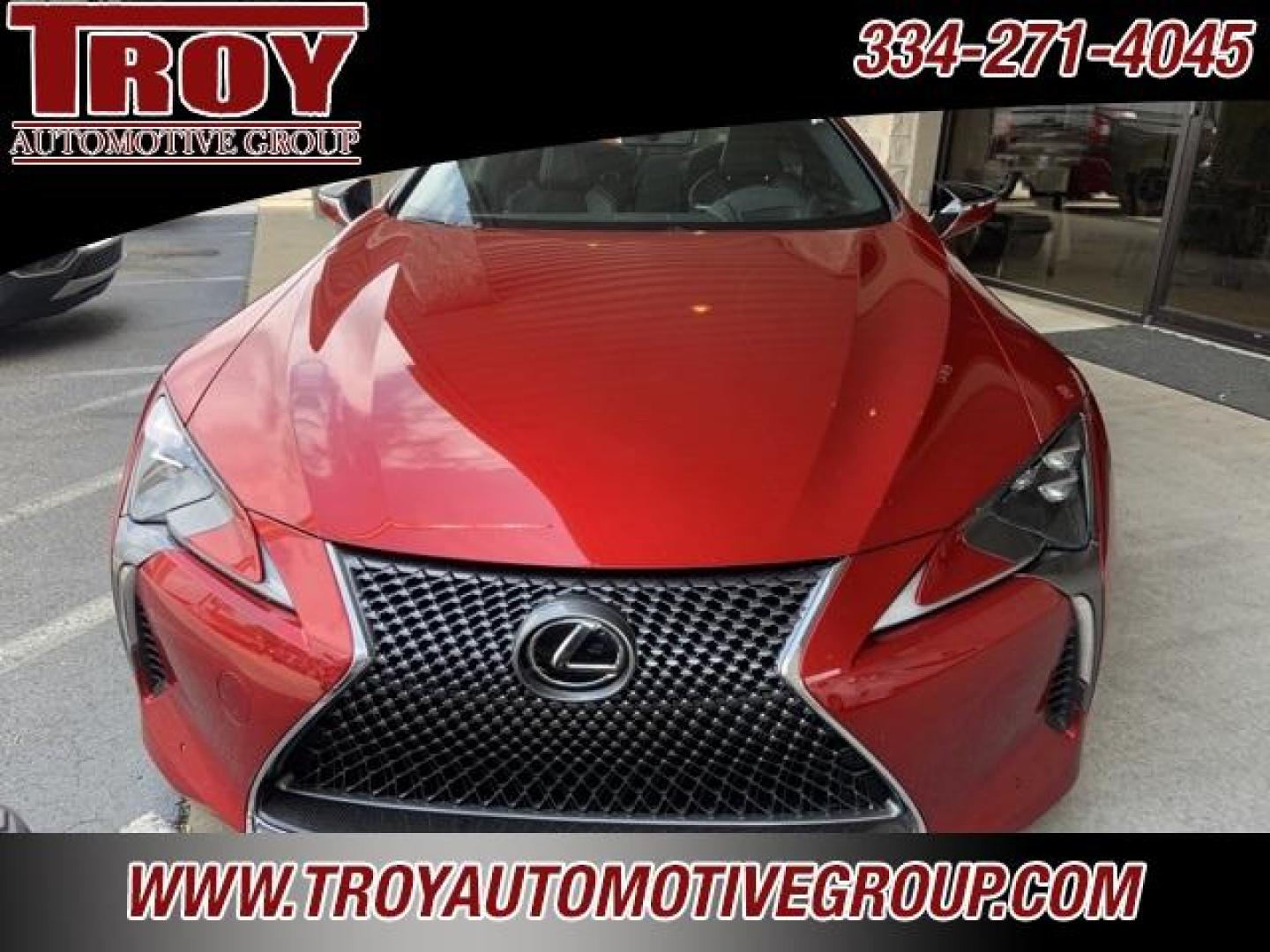 2018 Infrared /Black Lexus LC 500 (JTHHP5AY2JA) with an 5.0L DOHC engine, Automatic transmission, located at 6812 Atlanta Hwy, Montgomery, AL, 36117, (334) 271-4045, 32.382118, -86.178673 - Sport Package w/ Glass roof. $1,400<br>21 Forged Wheels $2,650<br>Carbon Fiber Package $2,398<br>Heads Up Display $900<br>Convenience Package. Blind Spot Rear Traffiic Cross<br> Alert Park Assist. $1,000<br>Limited Slip Differential $390<br>Mark Levinson Sound. $1,220<br>1-Owner-No Accidents - Photo#11