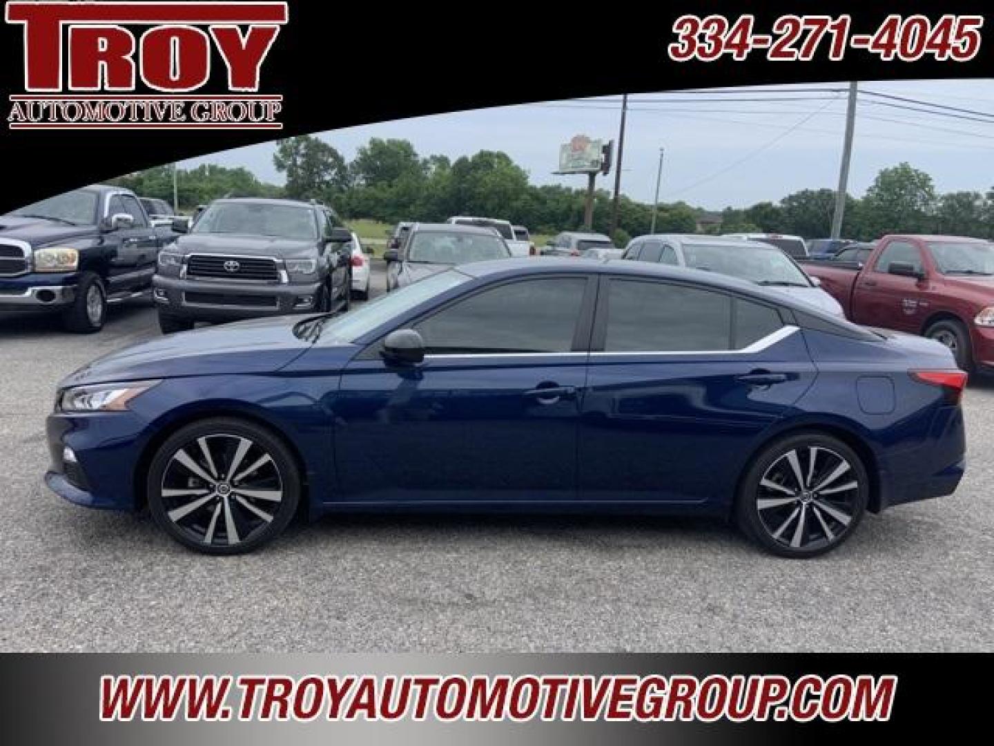 2021 Deep Blue Pearl /Charcoal Nissan Altima 2.5 SR (1N4BL4CV6MN) with an 2.5L 4-Cylinder DOHC 16V engine, CVT transmission, located at 6812 Atlanta Hwy, Montgomery, AL, 36117, (334) 271-4045, 32.382118, -86.178673 - Photo#0