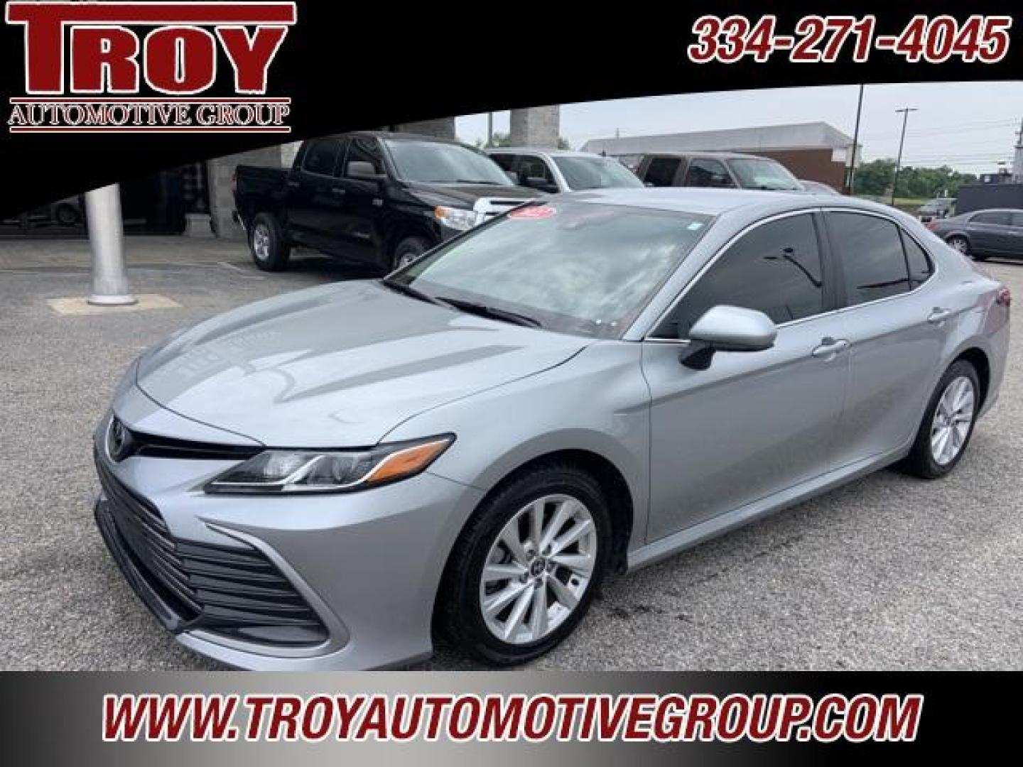 2022 Celestial Silver Metallic /Ash Toyota Camry LE (4T1C11AK0NU) with an 2.5L I4 DOHC 16V engine, Automatic transmission, located at 6812 Atlanta Hwy, Montgomery, AL, 36117, (334) 271-4045, 32.382118, -86.178673 - Priced below KBB Fair Purchase Price!<br><br>Celestial Silver Metallic 2022 Toyota Camry LE FWD 2.5L I4 DOHC 16V 8-Speed Automatic<br><br>Financing Available---Top Value for Trades.<br><br>Odometer is 512 miles below market average! 28/39 City/Highway MPG - Photo#3