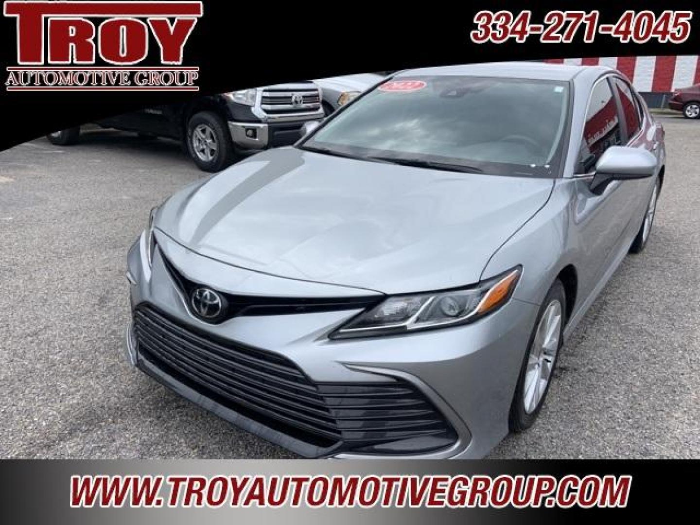 2022 Celestial Silver Metallic /Ash Toyota Camry LE (4T1C11AK0NU) with an 2.5L I4 DOHC 16V engine, Automatic transmission, located at 6812 Atlanta Hwy, Montgomery, AL, 36117, (334) 271-4045, 32.382118, -86.178673 - Priced below KBB Fair Purchase Price!<br><br>Celestial Silver Metallic 2022 Toyota Camry LE FWD 2.5L I4 DOHC 16V 8-Speed Automatic<br><br>Financing Available---Top Value for Trades.<br><br>Odometer is 512 miles below market average! 28/39 City/Highway MPG - Photo#4