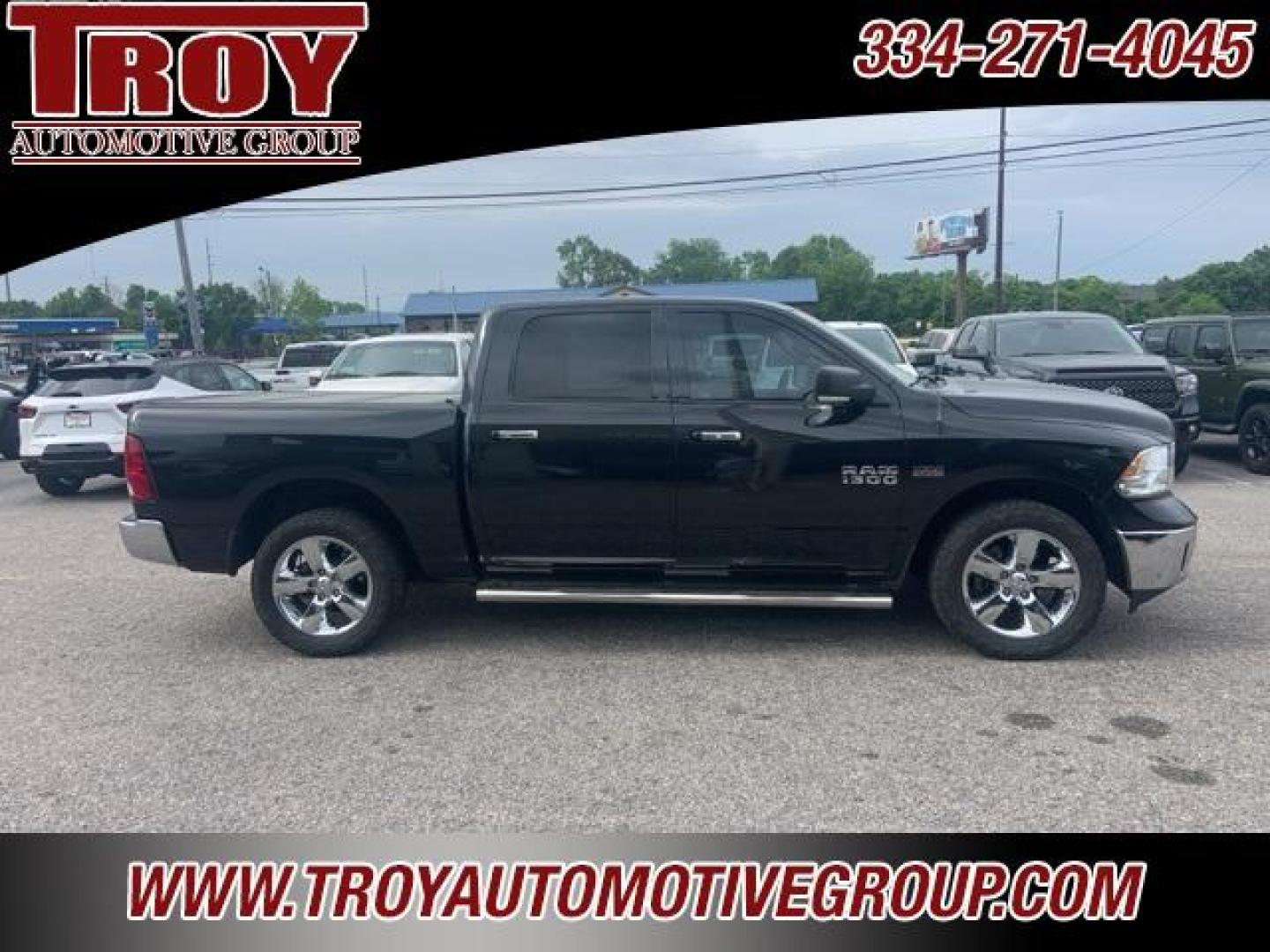 2017 Brilliant Black Crystal Pearlcoat /Diesel Gray/Black Ram 1500 Big Horn (1C6RR6LT1HS) with an HEMI 5.7L V8 Multi Displacement VVT engine, Automatic transmission, located at 6812 Atlanta Hwy, Montgomery, AL, 36117, (334) 271-4045, 32.382118, -86.178673 - Brilliant Black Crystal Pearlcoat 2017 Ram 1500 Big Horn RWD HEMI 5.7L V8 Multi Displacement VVT 8-Speed Automatic<br><br>Financing Available---Top Value for Trades.<br><br>Odometer is 6423 miles below market average! - Photo#8