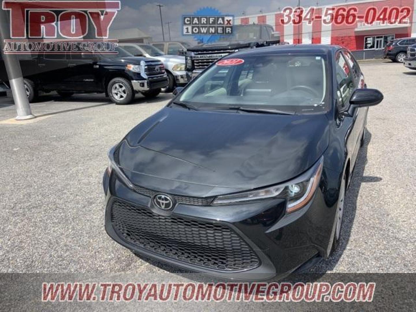 2022 Black Sand Pearl /Light Gray Toyota Corolla LE (JTDEPMAE1NJ) with an 1.8L I4 DOHC 16V engine, CVT transmission, located at 6812 Atlanta Hwy, Montgomery, AL, 36117, (334) 271-4045, 32.382118, -86.178673 - Black 2022 Toyota Corolla LE FWD 1.8L I4 DOHC 16V CVT<br><br>Financing Available---Top Value for Trades.<br><br>Odometer is 5778 miles below market average! 30/38 City/Highway MPG - Photo#3