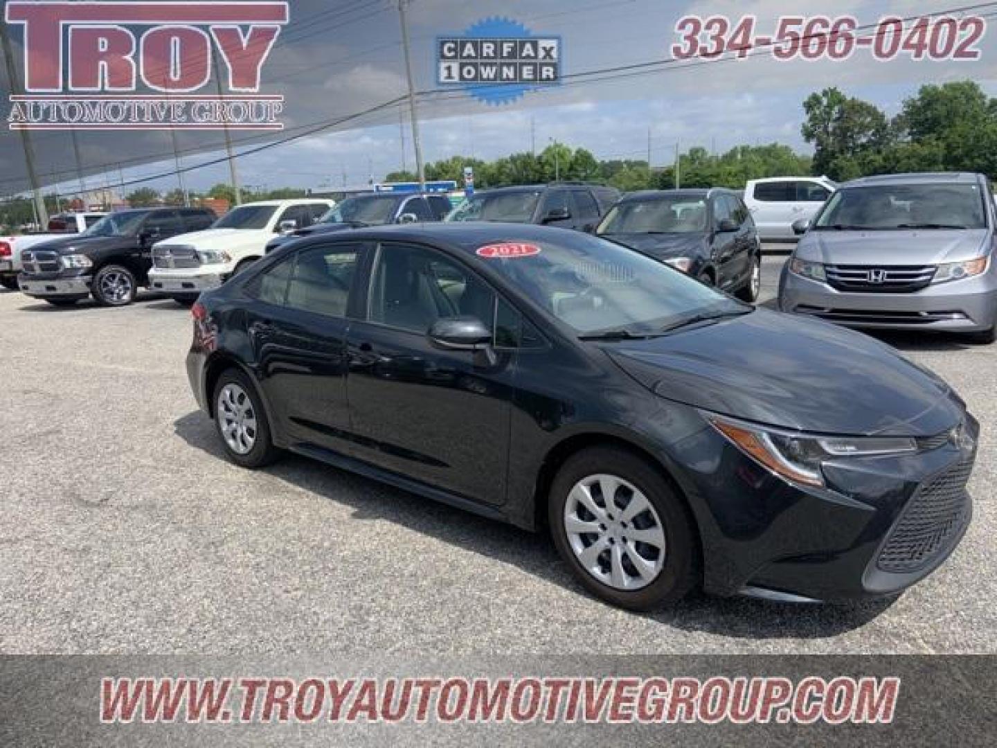 2022 Black Sand Pearl /Light Gray Toyota Corolla LE (JTDEPMAE1NJ) with an 1.8L I4 DOHC 16V engine, CVT transmission, located at 6812 Atlanta Hwy, Montgomery, AL, 36117, (334) 271-4045, 32.382118, -86.178673 - Black 2022 Toyota Corolla LE FWD 1.8L I4 DOHC 16V CVT<br><br>Financing Available---Top Value for Trades.<br><br>Odometer is 5778 miles below market average! 30/38 City/Highway MPG - Photo#6