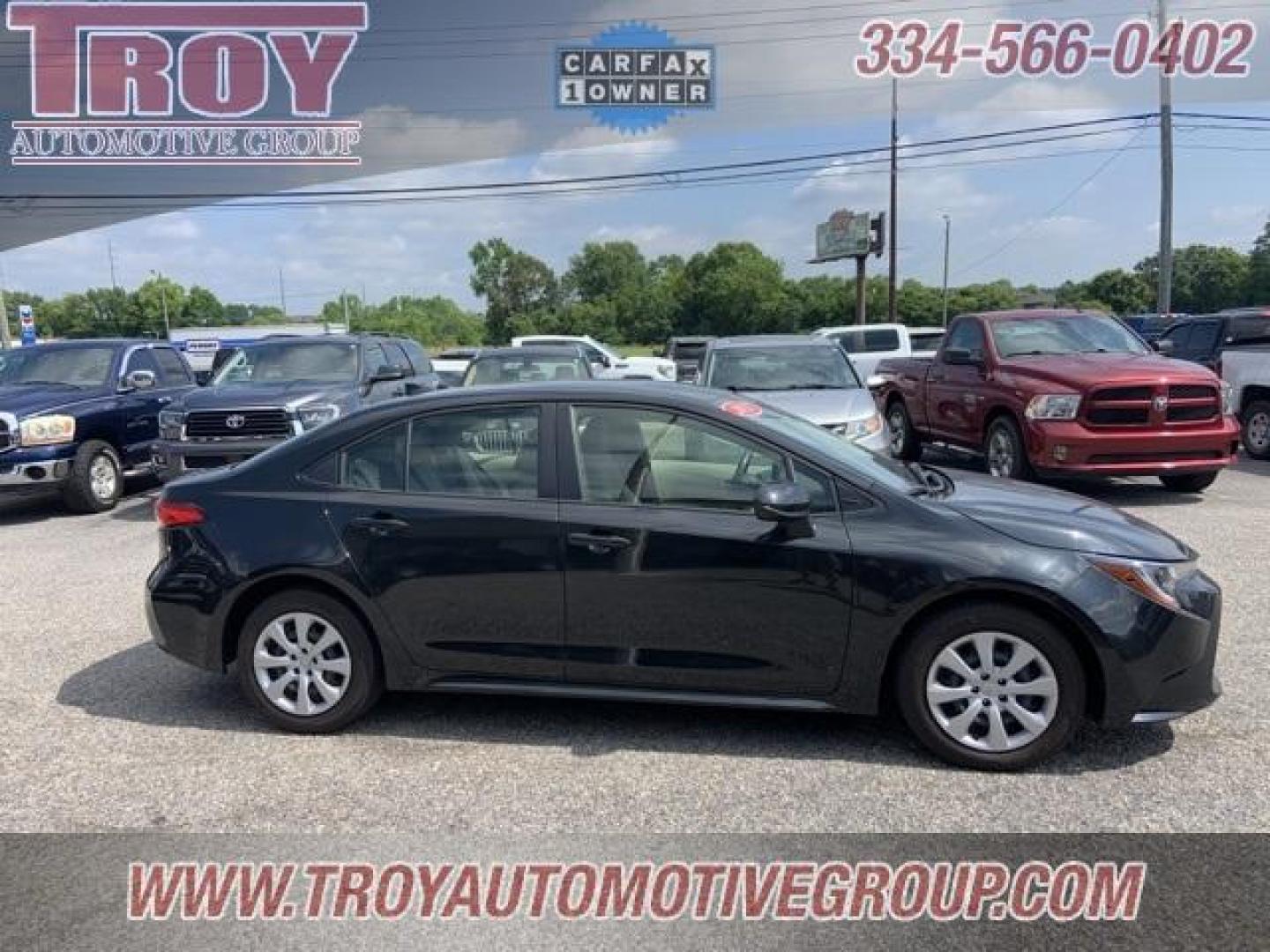 2022 Black Sand Pearl /Light Gray Toyota Corolla LE (JTDEPMAE1NJ) with an 1.8L I4 DOHC 16V engine, CVT transmission, located at 6812 Atlanta Hwy, Montgomery, AL, 36117, (334) 271-4045, 32.382118, -86.178673 - Black 2022 Toyota Corolla LE FWD 1.8L I4 DOHC 16V CVT<br><br>Financing Available---Top Value for Trades.<br><br>Odometer is 5778 miles below market average! 30/38 City/Highway MPG - Photo#7