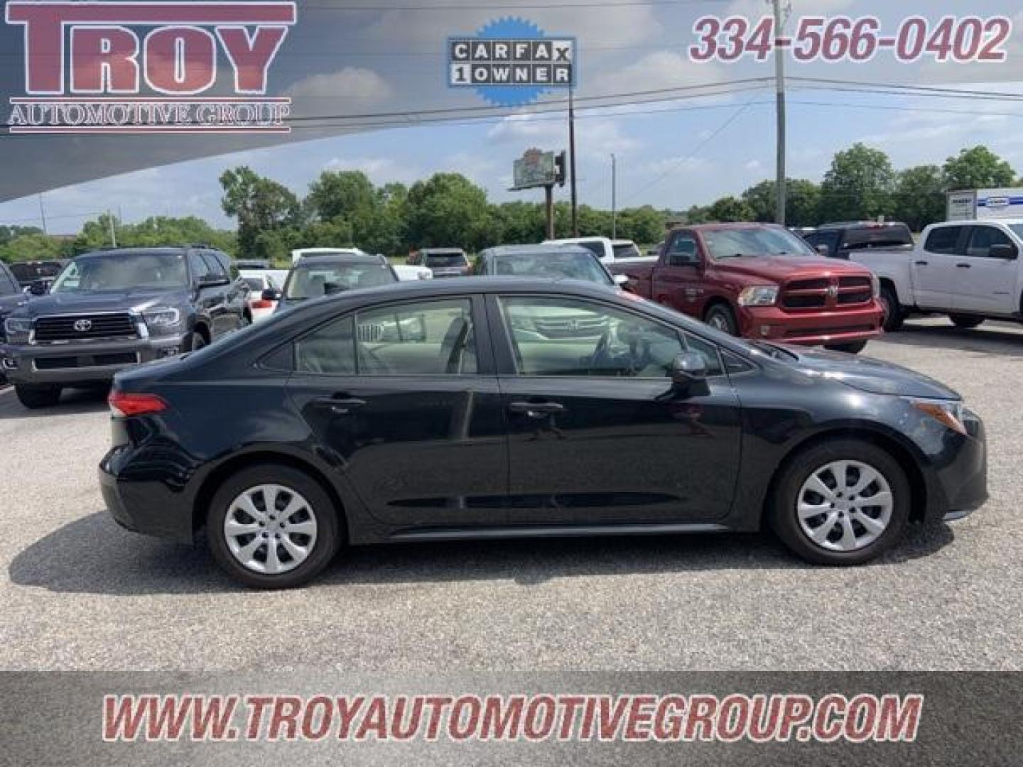 2022 Black Sand Pearl /Light Gray Toyota Corolla LE (JTDEPMAE1NJ) with an 1.8L I4 DOHC 16V engine, CVT transmission, located at 6812 Atlanta Hwy, Montgomery, AL, 36117, (334) 271-4045, 32.382118, -86.178673 - Black 2022 Toyota Corolla LE FWD 1.8L I4 DOHC 16V CVT<br><br>Financing Available---Top Value for Trades.<br><br>Odometer is 5778 miles below market average! 30/38 City/Highway MPG - Photo#8