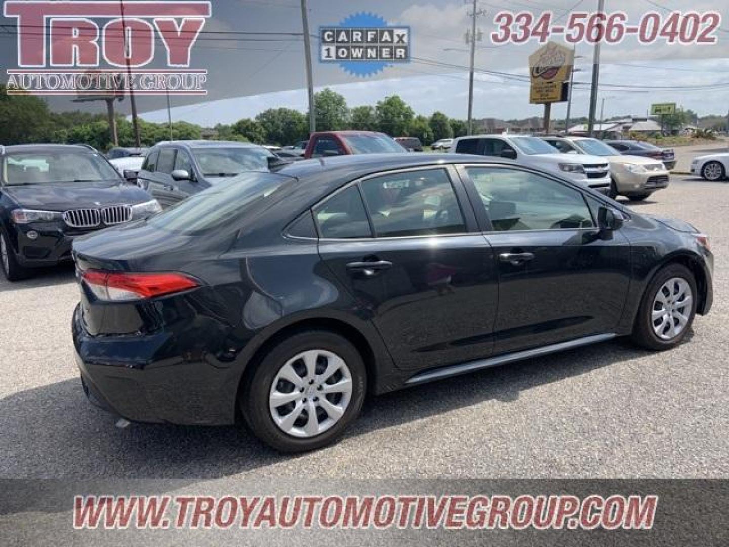 2022 Black Sand Pearl /Light Gray Toyota Corolla LE (JTDEPMAE1NJ) with an 1.8L I4 DOHC 16V engine, CVT transmission, located at 6812 Atlanta Hwy, Montgomery, AL, 36117, (334) 271-4045, 32.382118, -86.178673 - Black 2022 Toyota Corolla LE FWD 1.8L I4 DOHC 16V CVT<br><br>Financing Available---Top Value for Trades.<br><br>Odometer is 5778 miles below market average! 30/38 City/Highway MPG - Photo#9