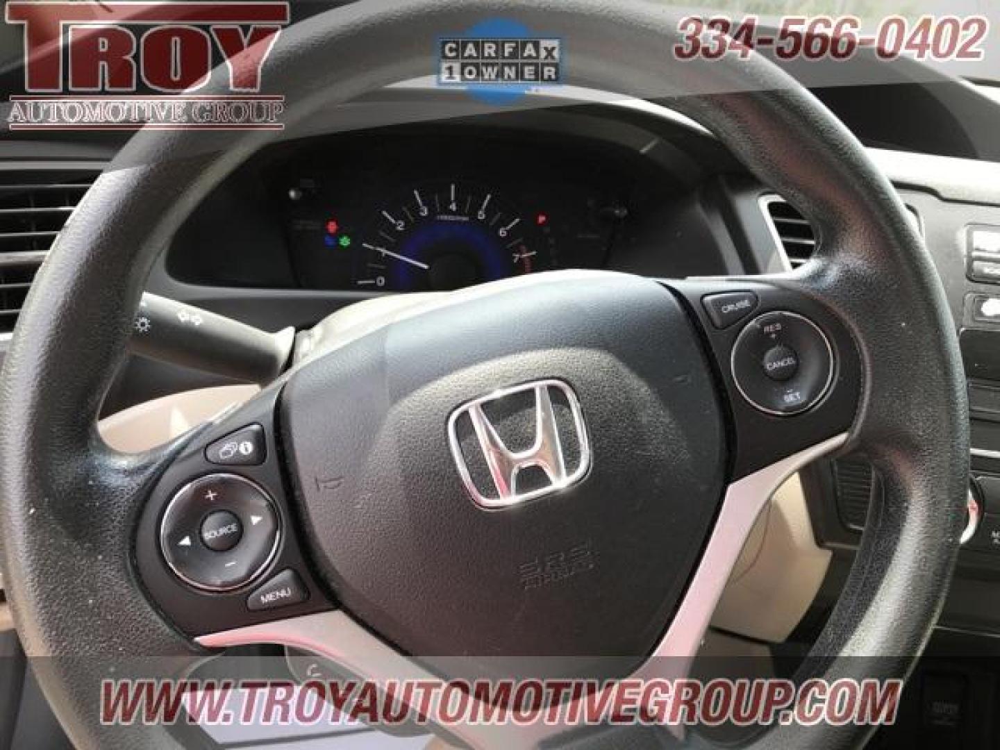 2014 Crimson Pearl /Beige Honda Civic LX (19XFB2F59EE) with an 1.8L I4 SOHC 16V i-VTEC engine, CVT transmission, located at 6812 Atlanta Hwy, Montgomery, AL, 36117, (334) 271-4045, 32.382118, -86.178673 - Photo#13