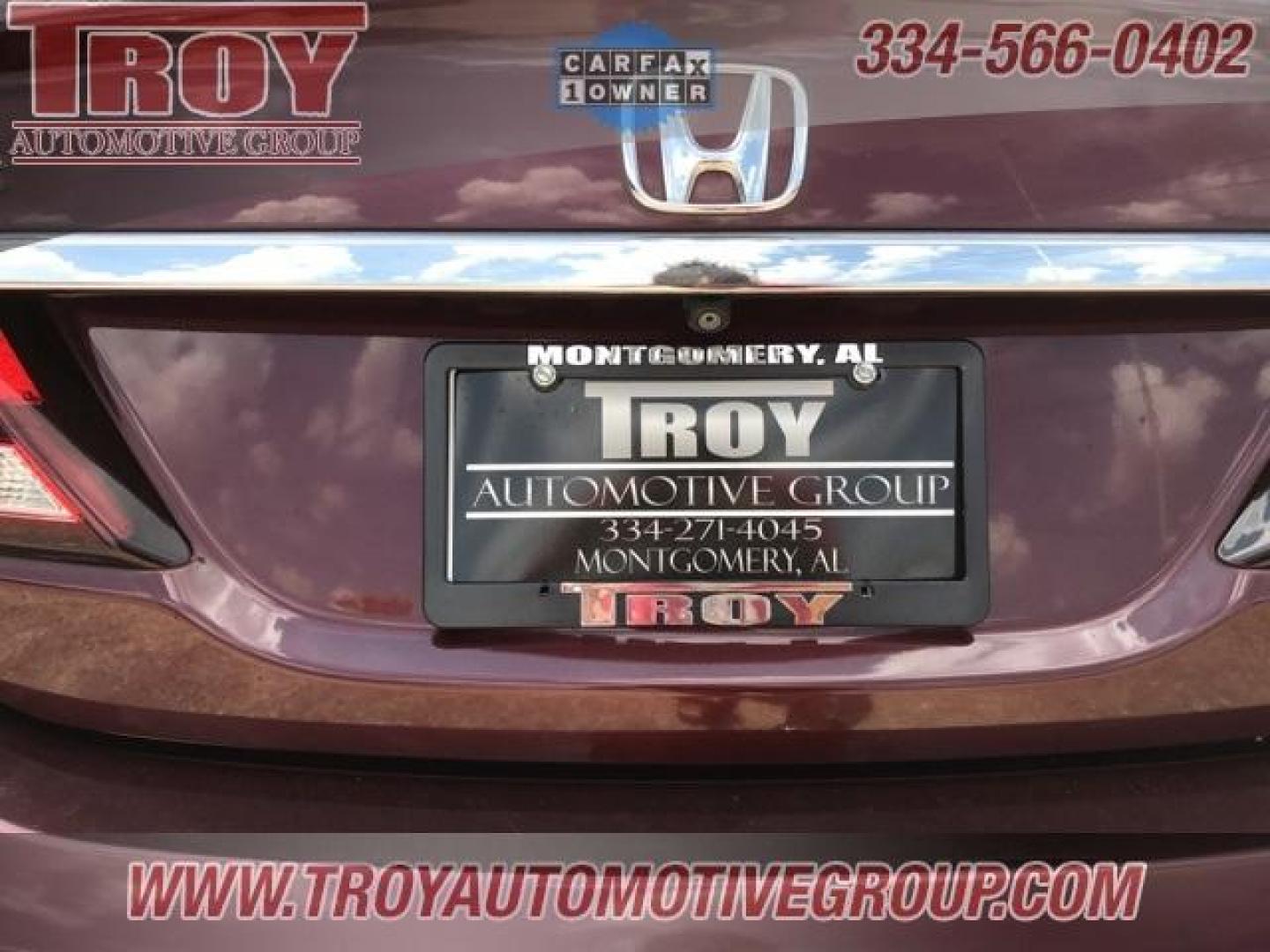 2014 Crimson Pearl /Beige Honda Civic LX (19XFB2F59EE) with an 1.8L I4 SOHC 16V i-VTEC engine, CVT transmission, located at 6812 Atlanta Hwy, Montgomery, AL, 36117, (334) 271-4045, 32.382118, -86.178673 - Photo#8