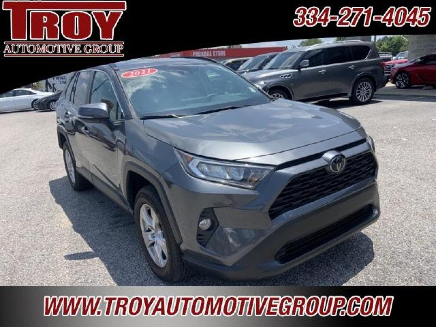 2021 Gray /Black Toyota RAV4 XLE (2T3W1RFVXMC) with an 2.5L 4-Cylinder DOHC Dual VVT-i engine, Automatic transmission, located at 6812 Atlanta Hwy, Montgomery, AL, 36117, (334) 271-4045, 32.382118, -86.178673 - Priced below KBB Fair Purchase Price!<br><br>Gray 2021 Toyota RAV4 XLE FWD 2.5L 4-Cylinder DOHC Dual VVT-i 8-Speed Automatic<br><br>Financing Available---Top Value for Trades.<br><br>Odometer is 19245 miles below market average! 28/35 City/Highway MPG - Photo#6