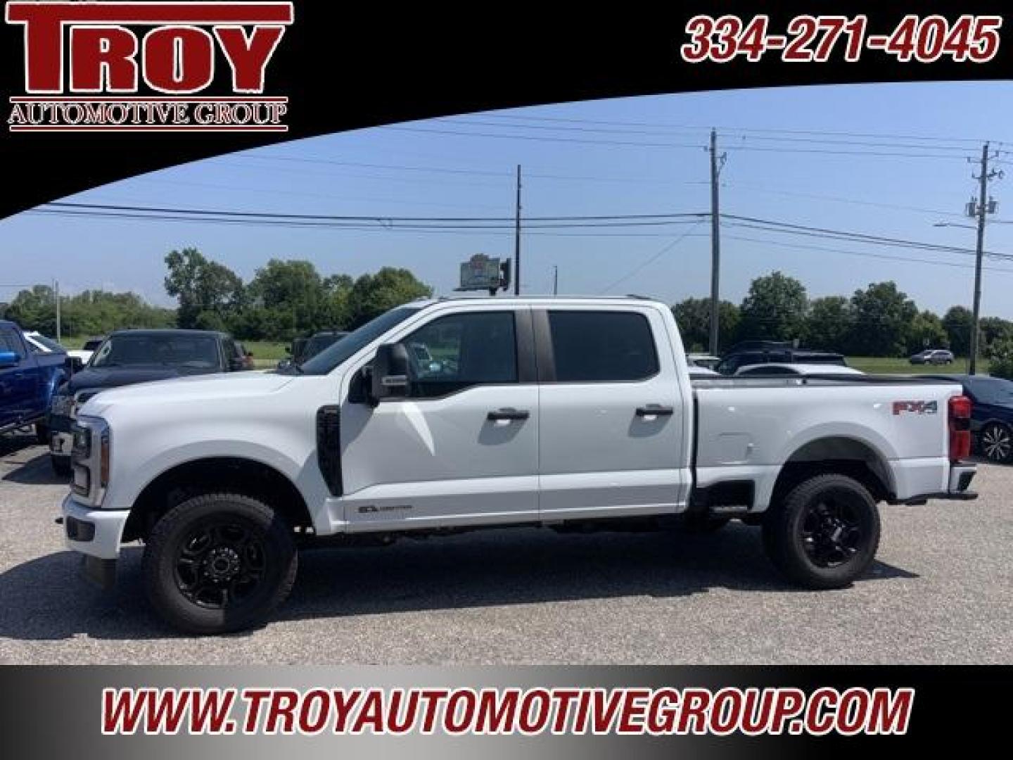 2023 Oxford White /Medium Dark Slate Ford F-250SD XLT (1FT8W2BT3PE) with an Power Stroke 6.7L V8 DI 32V OHV Turbodiesel engine, Automatic transmission, located at 6812 Atlanta Hwy, Montgomery, AL, 36117, (334) 271-4045, 32.382118, -86.178673 - STX Package. Oxford White 2023 Ford F-250SD XL 4WD Power Stroke 6.7L V8 DI 32V OHV Turbodiesel 10-Speed Automatic<br><br>Financing Available---Top Value for Trades.<br><br>Odometer is 816 miles below market average! - Photo#0