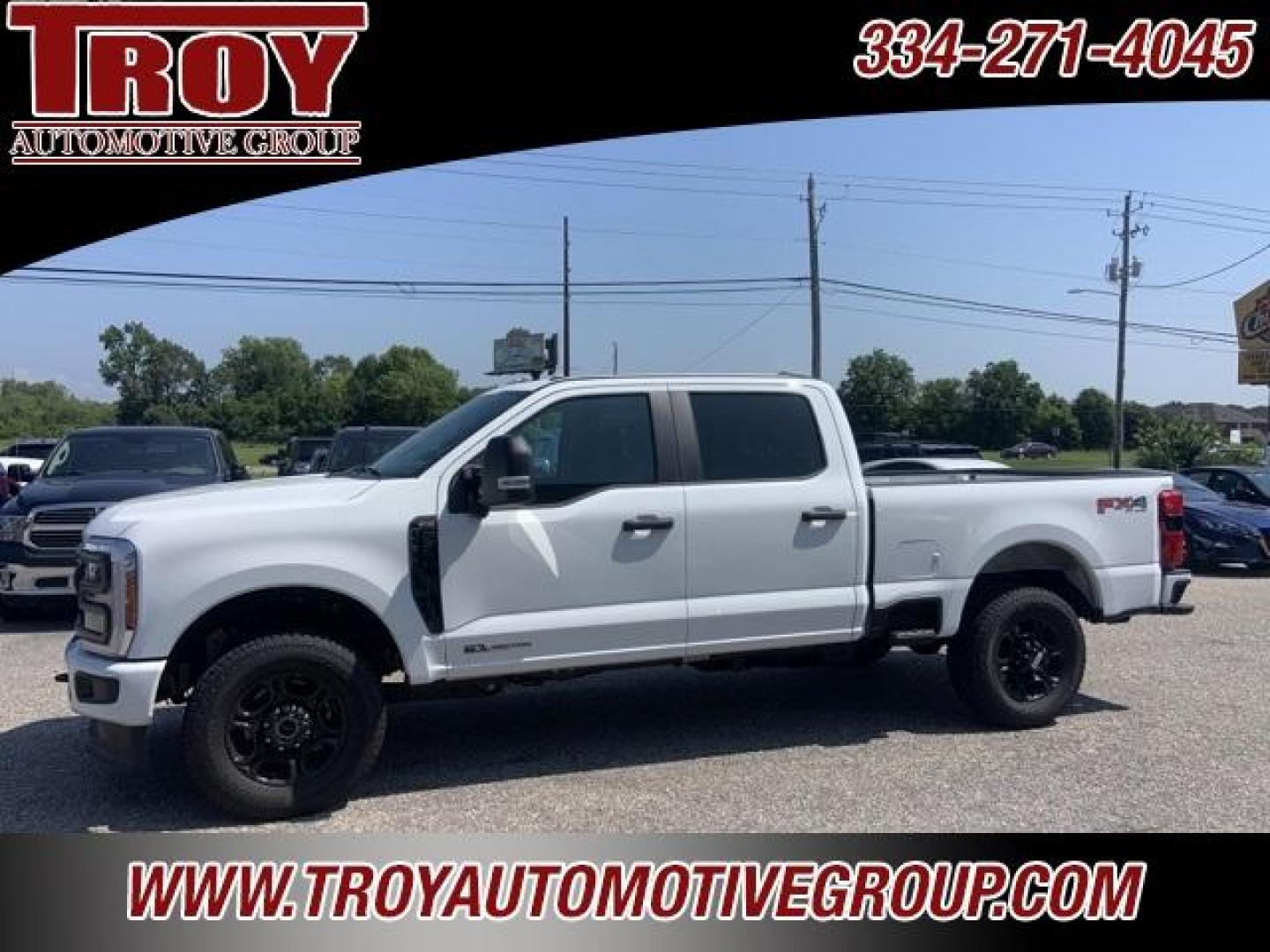 2023 Oxford White /Medium Dark Slate Ford F-250SD XLT (1FT8W2BT3PE) with an Power Stroke 6.7L V8 DI 32V OHV Turbodiesel engine, Automatic transmission, located at 6812 Atlanta Hwy, Montgomery, AL, 36117, (334) 271-4045, 32.382118, -86.178673 - STX Package. Oxford White 2023 Ford F-250SD XL 4WD Power Stroke 6.7L V8 DI 32V OHV Turbodiesel 10-Speed Automatic<br><br>Financing Available---Top Value for Trades.<br><br>Odometer is 816 miles below market average! - Photo#1