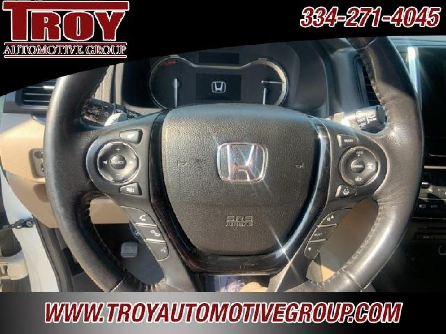 2017 White Diamond Pearl /Beige Honda Pilot Elite (5FNYF6H02HB) with an 3.5L V6 24V SOHC i-VTEC engine, Automatic transmission, located at 6812 Atlanta Hwy, Montgomery, AL, 36117, (334) 271-4045, 32.382118, -86.178673 - Photo#49