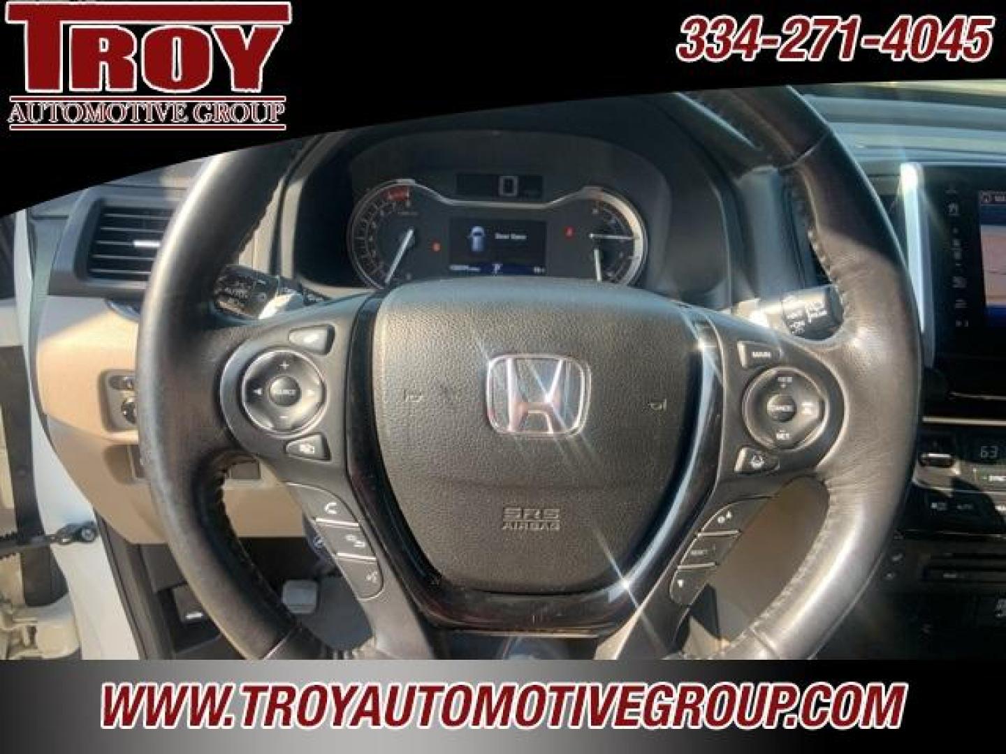 2017 White Diamond Pearl /Beige Honda Pilot Elite (5FNYF6H02HB) with an 3.5L V6 24V SOHC i-VTEC engine, Automatic transmission, located at 6812 Atlanta Hwy, Montgomery, AL, 36117, (334) 271-4045, 32.382118, -86.178673 - Photo#61