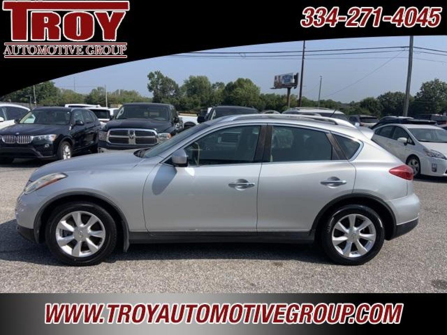 2010 Liquid Platinum Metallic /Stone INFINITI EX35 Journey (JN1AJ0HP1AM) with an 3.5L V6 engine, Automatic transmission, located at 6812 Atlanta Hwy, Montgomery, AL, 36117, (334) 271-4045, 32.382118, -86.178673 - Photo#0