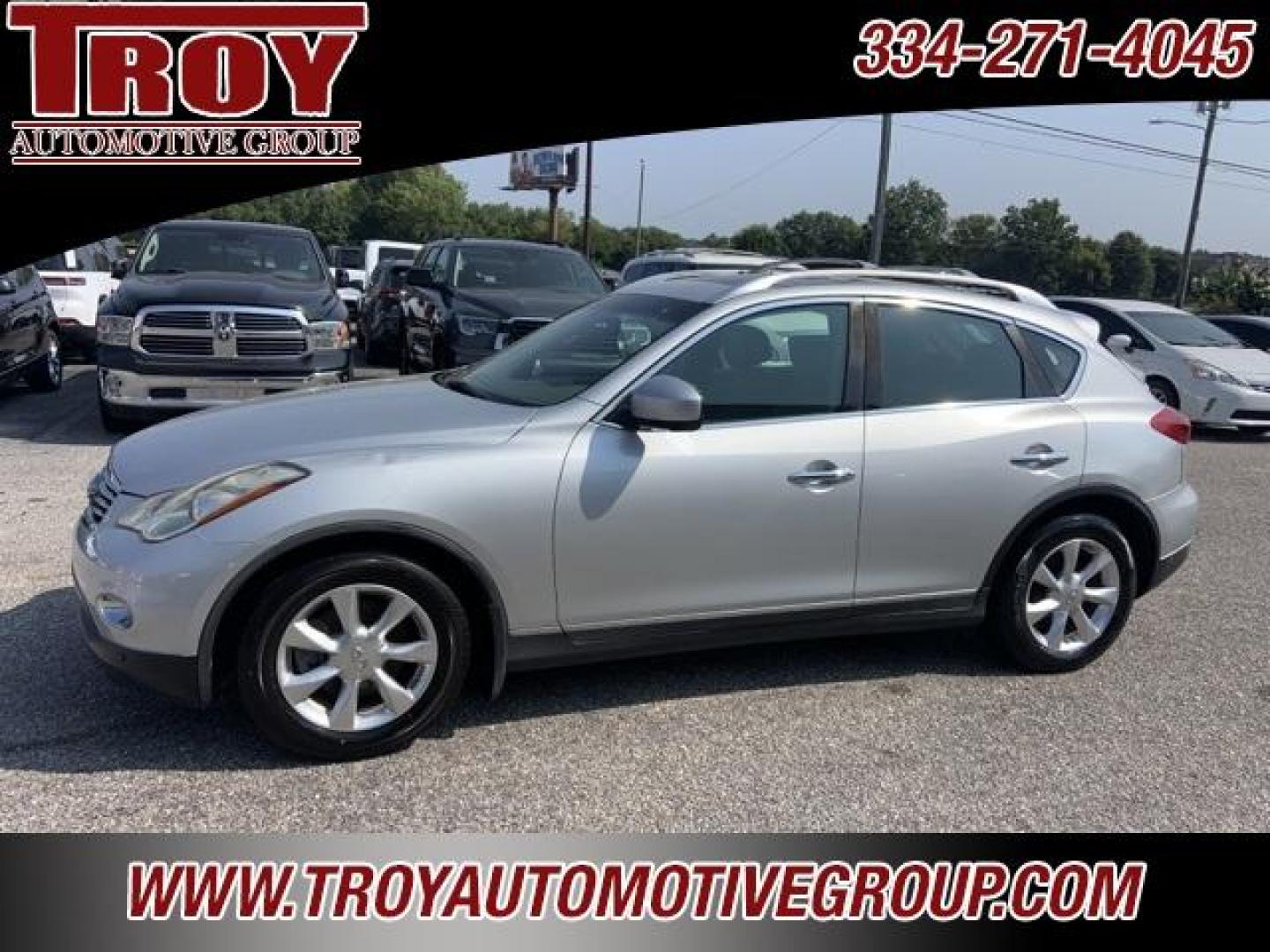 2010 Liquid Platinum Metallic /Stone INFINITI EX35 Journey (JN1AJ0HP1AM) with an 3.5L V6 engine, Automatic transmission, located at 6812 Atlanta Hwy, Montgomery, AL, 36117, (334) 271-4045, 32.382118, -86.178673 - Photo#1