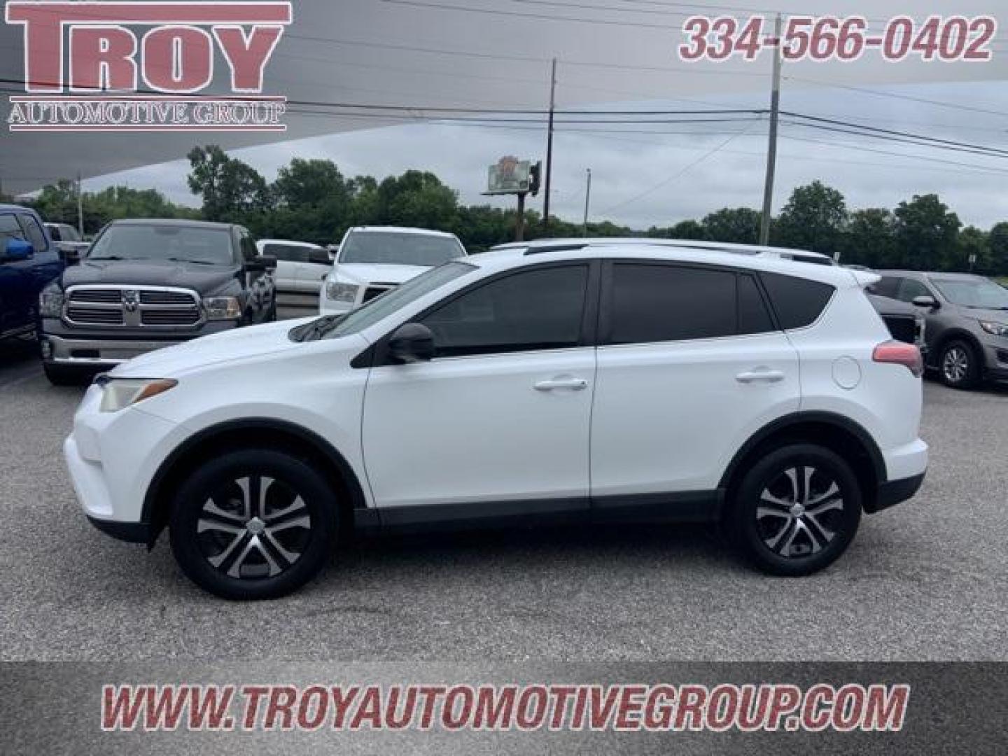 2016 Super White /Ash Toyota RAV4 LE (2T3ZFREV1GW) with an 2.5L 4-Cylinder DOHC Dual VVT-i engine, Automatic transmission, located at 6812 Atlanta Hwy, Montgomery, AL, 36117, (334) 271-4045, 32.382118, -86.178673 - Photo#1