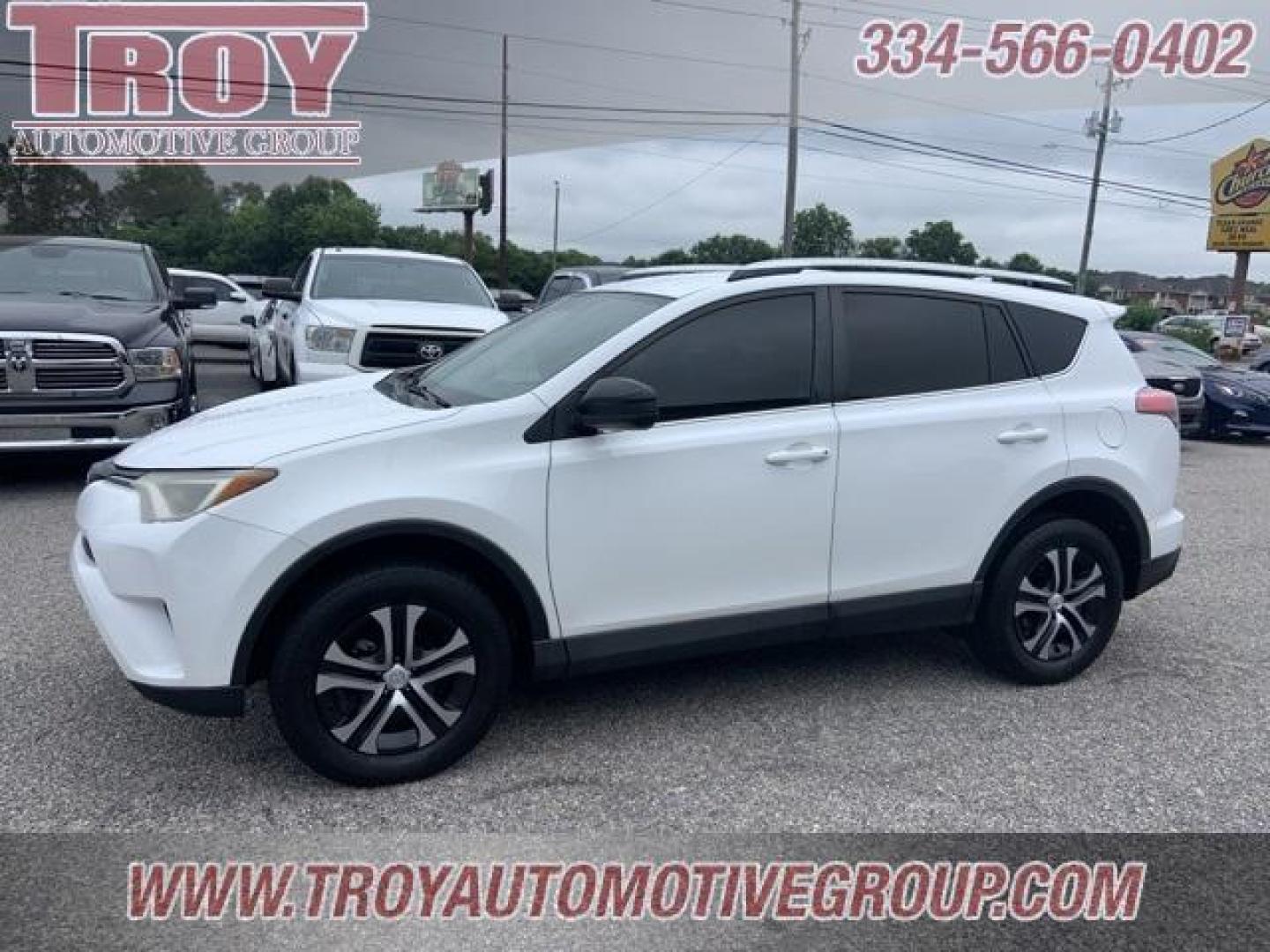 2016 Super White /Ash Toyota RAV4 LE (2T3ZFREV1GW) with an 2.5L 4-Cylinder DOHC Dual VVT-i engine, Automatic transmission, located at 6812 Atlanta Hwy, Montgomery, AL, 36117, (334) 271-4045, 32.382118, -86.178673 - Photo#2