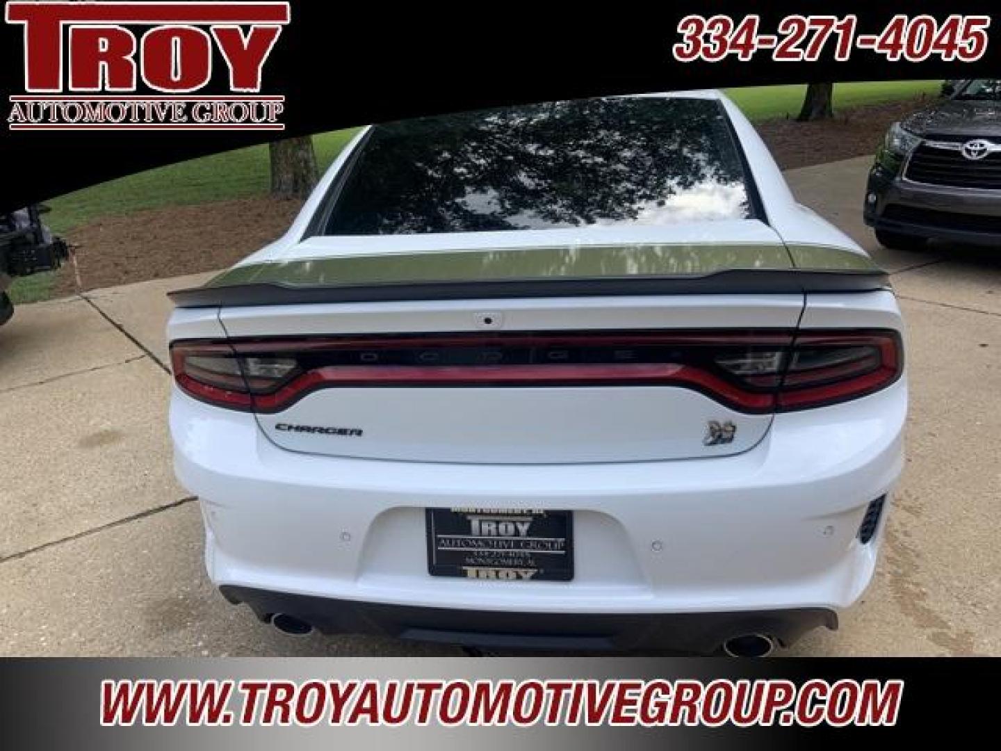 2023 White Knuckle Clearcoat /Black Dodge Charger R/T Scat Pack Widebody (2C3CDXGJ3PH) with an SRT HEMI 6.4L V8 MDS engine, Automatic transmission, located at 6812 Atlanta Hwy, Montgomery, AL, 36117, (334) 271-4045, 32.382118, -86.178673 - 1 of 300 Last Calls Swinger Edition<br> - Photo#13