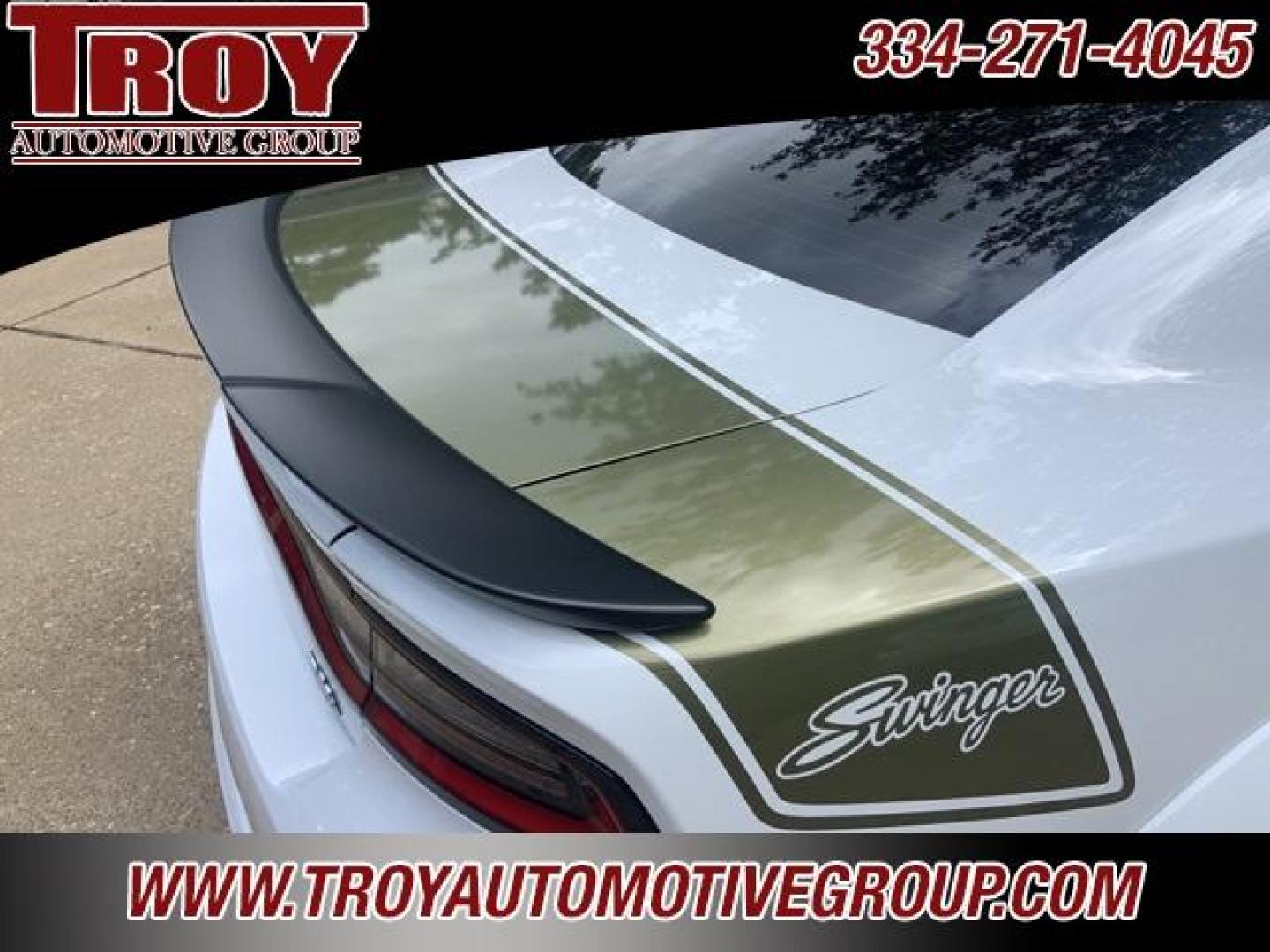 2023 White Knuckle Clearcoat /Black Dodge Charger R/T Scat Pack Widebody (2C3CDXGJ3PH) with an SRT HEMI 6.4L V8 MDS engine, Automatic transmission, located at 6812 Atlanta Hwy, Montgomery, AL, 36117, (334) 271-4045, 32.382118, -86.178673 - 1 of 300 Last Calls Swinger Edition<br> - Photo#18