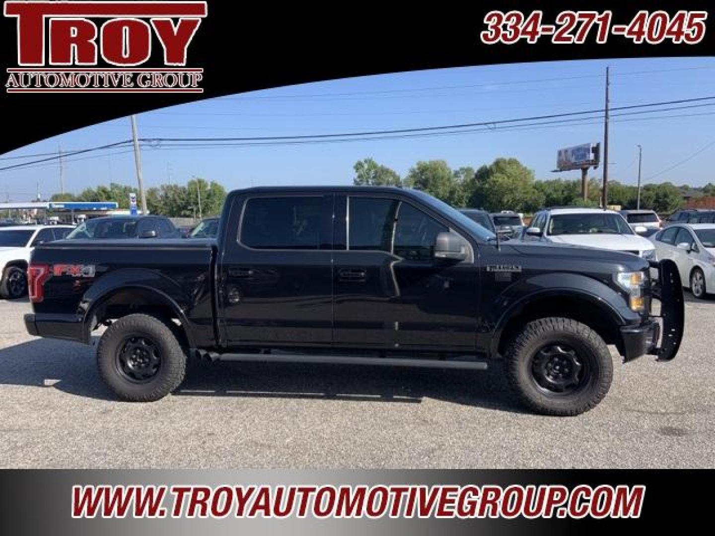 2015 Tuxedo Black Metallic /Black Ford F-150 XLT (1FTEW1EF4FK) with an 5.0L V8 FFV engine, Automatic transmission, located at 6812 Atlanta Hwy, Montgomery, AL, 36117, (334) 271-4045, 32.382118, -86.178673 - Sport Appearance Package!!<br>Heated Seats !<br>Rough Country Leveling Kit!!<br>Dual Power Seats !!<br>Cold Air Intake!!<br>Push Bar!!<br> - Photo#0